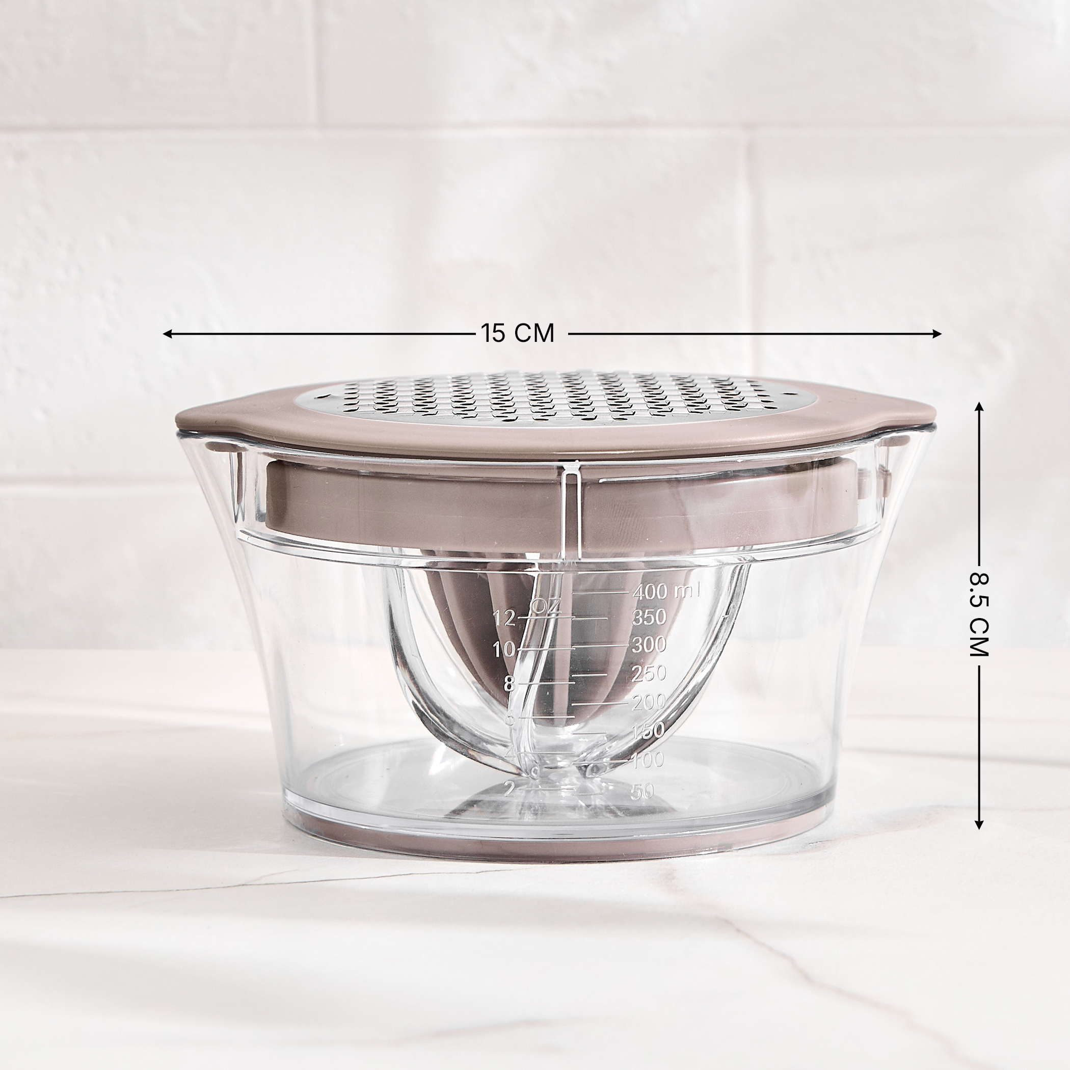 Rosemary Eva 2in1 Juicer and Grater in Taupe