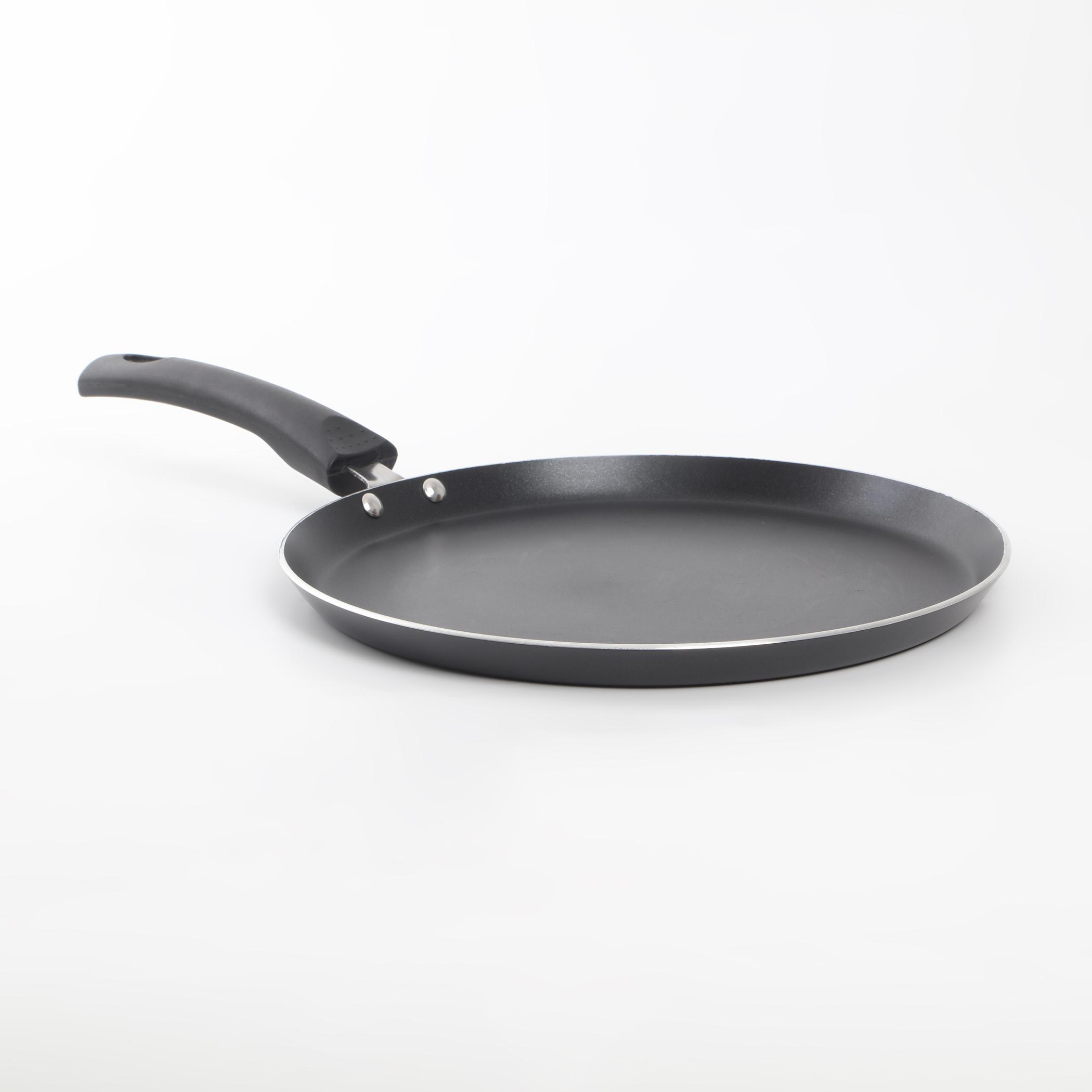 Fiona Sebron Aluminium Dosa Tawa - 45cm in Black