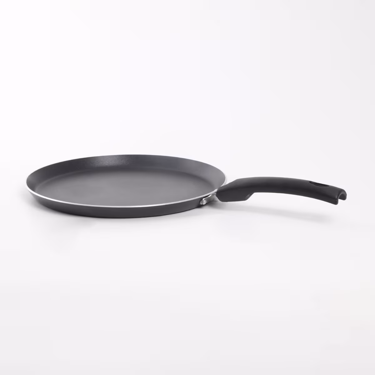 Fiona Sebron Aluminium Dosa Tawa - 45cm in Black