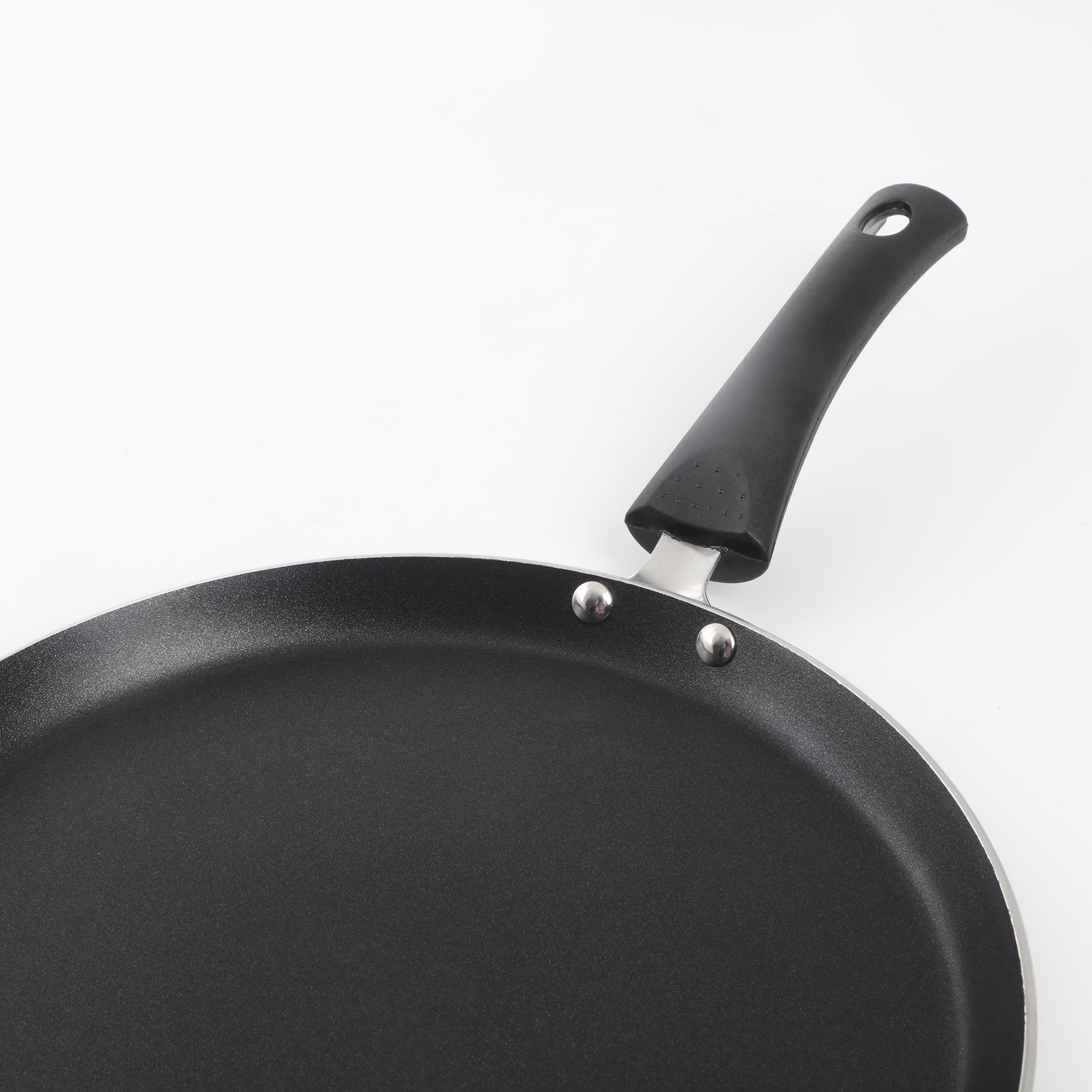 Fiona Sebron Aluminium Dosa Tawa - 45cm in Black