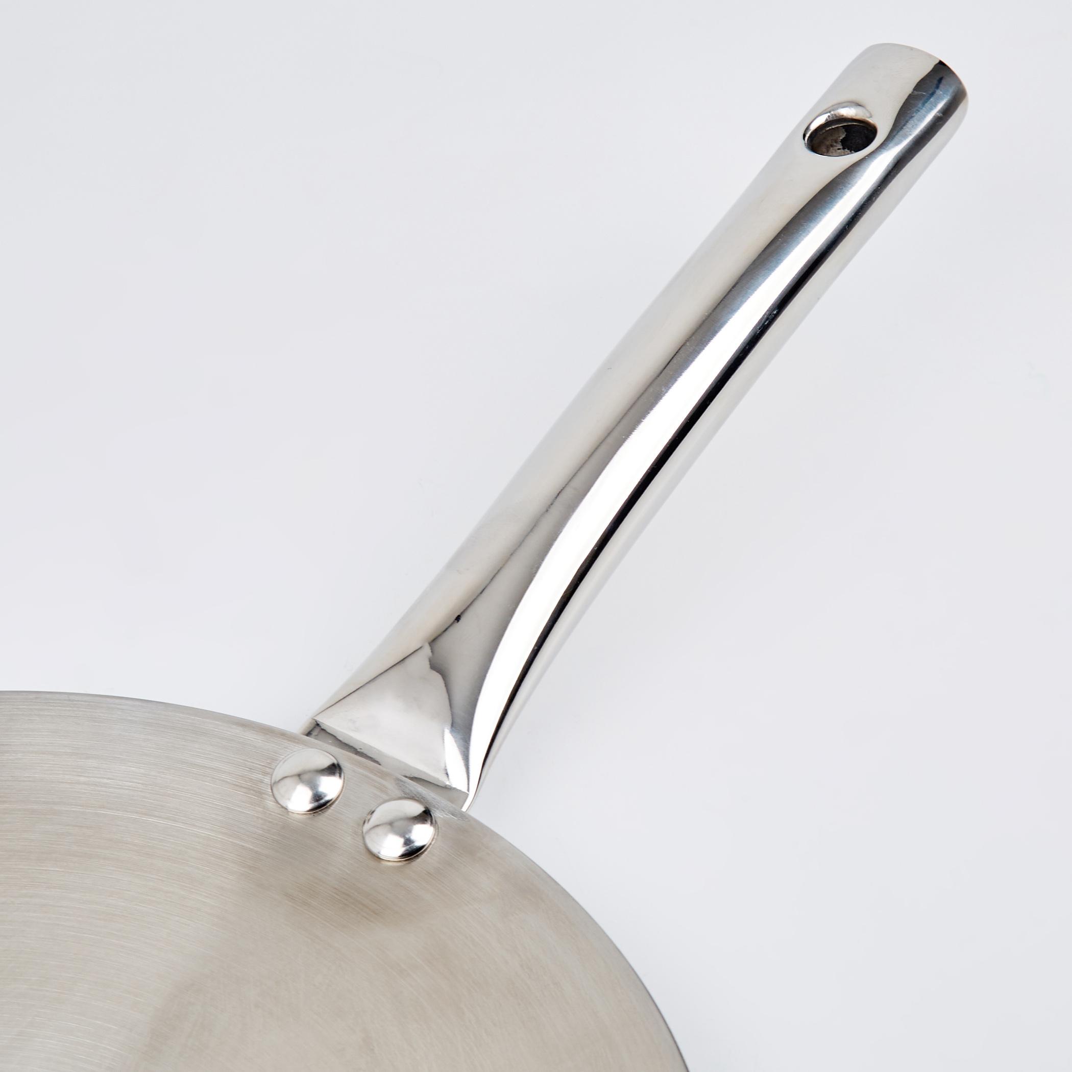 Valeria Carin Stainless Steel Induction Compatible Induction Compatible Concave Tawa - 25.5cm in Silver