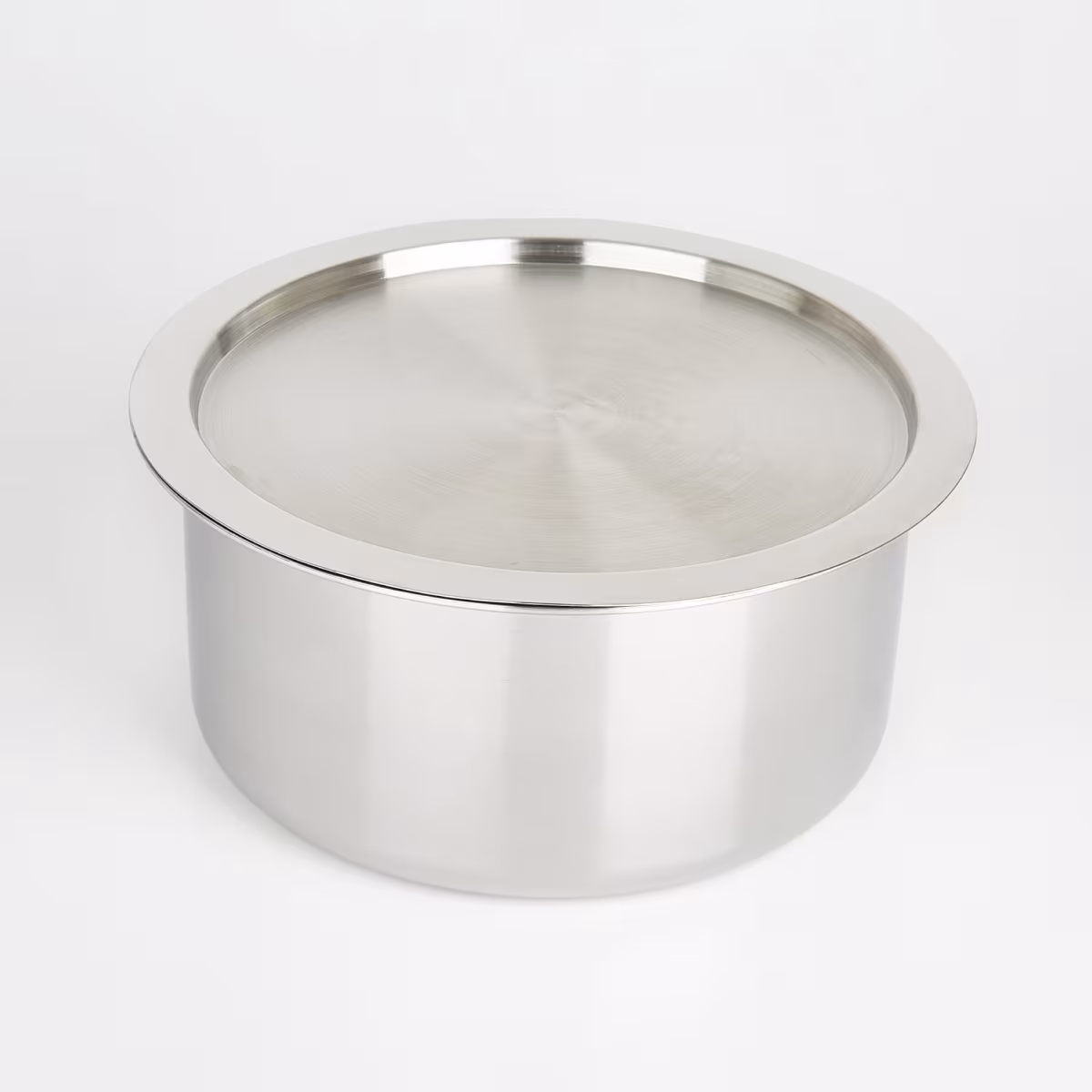 Valeria Carin Stainless Steel Induction Compatible Tope with Lid - 5L in Silver