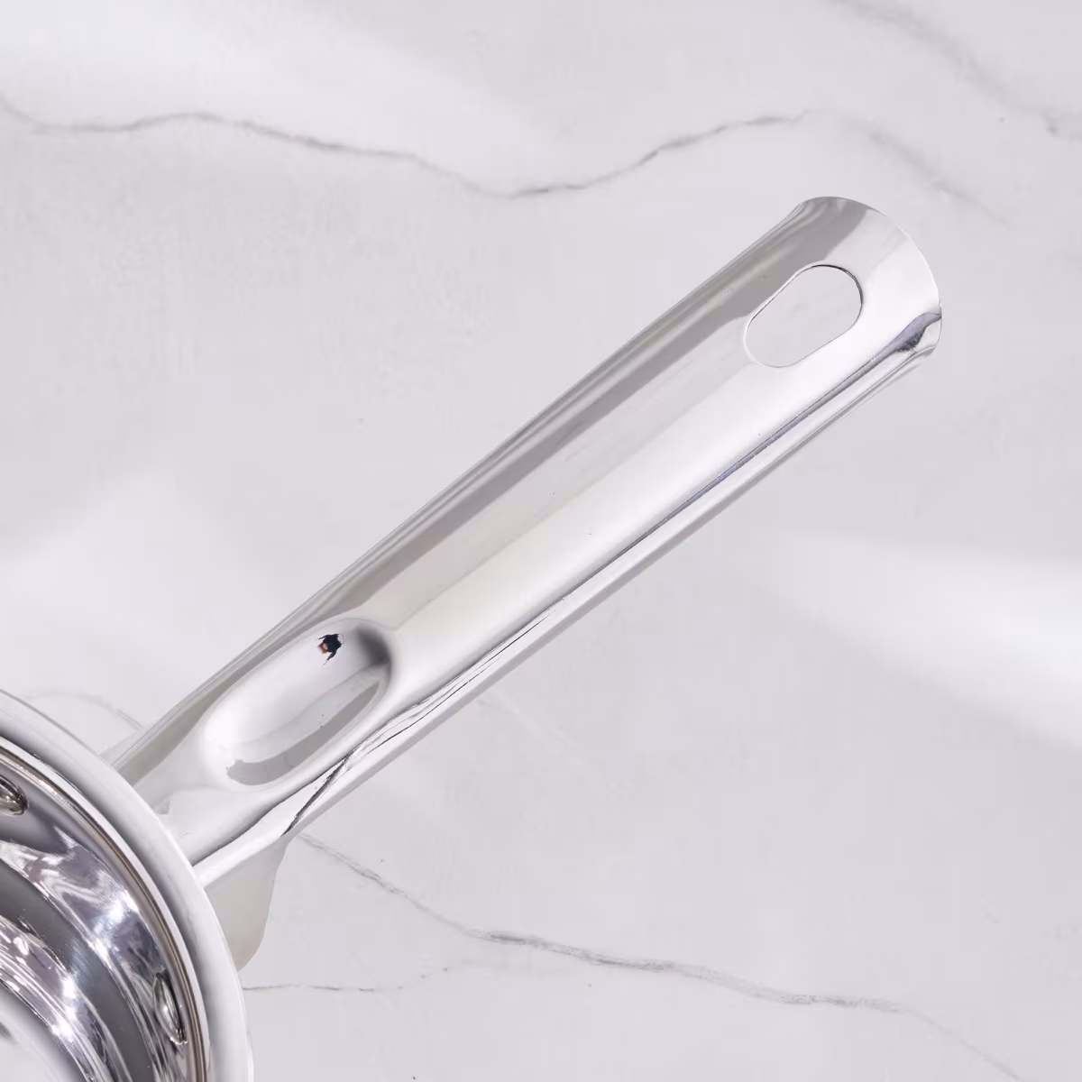 Adalyn Grit Stainless Steel Induction Compatible Milk Pan - 800ml in Silver