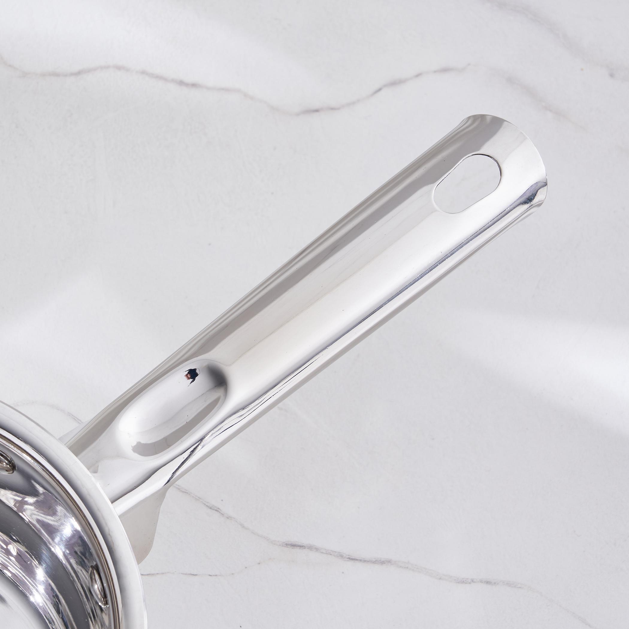 Adalyn Grit Stainless Steel Induction Compatible Milk Pan - 800ml in Silver