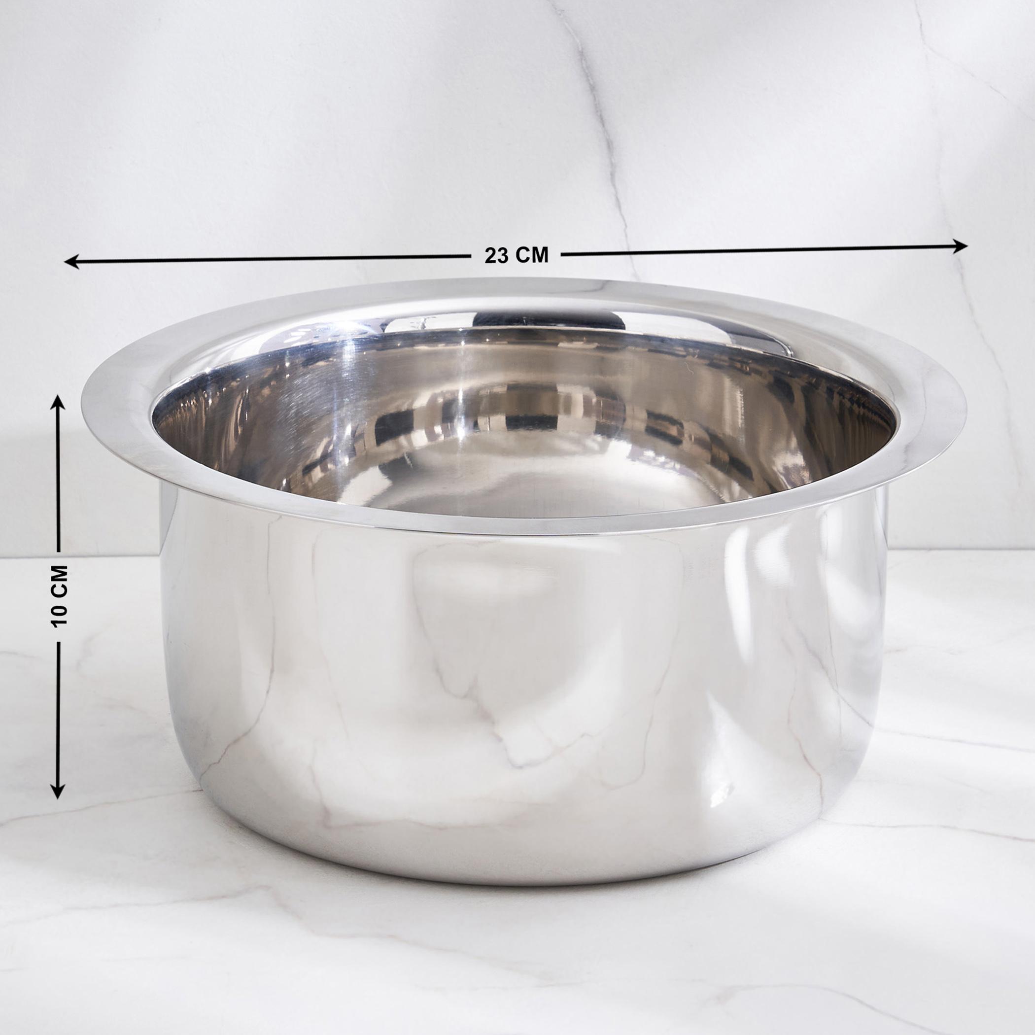 Adalyn Grit Stainless Steel Induction Compatible Pot - 2.5L in Silver