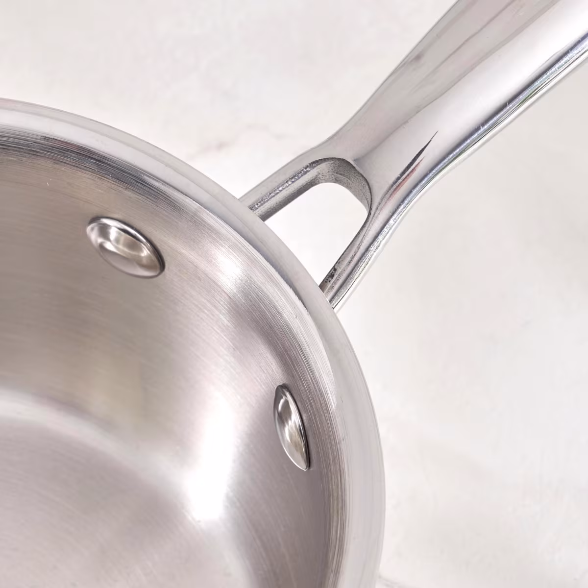 Valeria Carin Stainless Steel Induction Compatible Milk Pan - 12cm in Silver