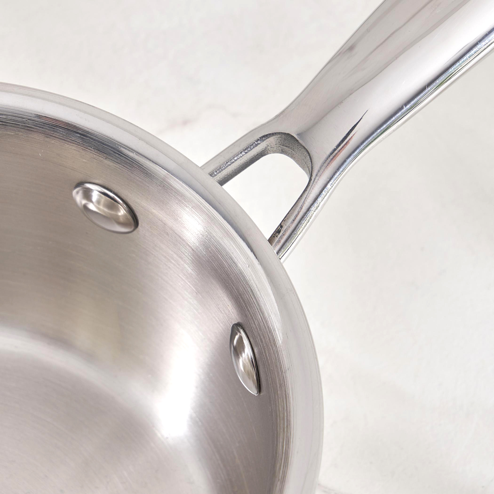 Valeria Carin Stainless Steel Induction Compatible Milk Pan - 12cm in Silver