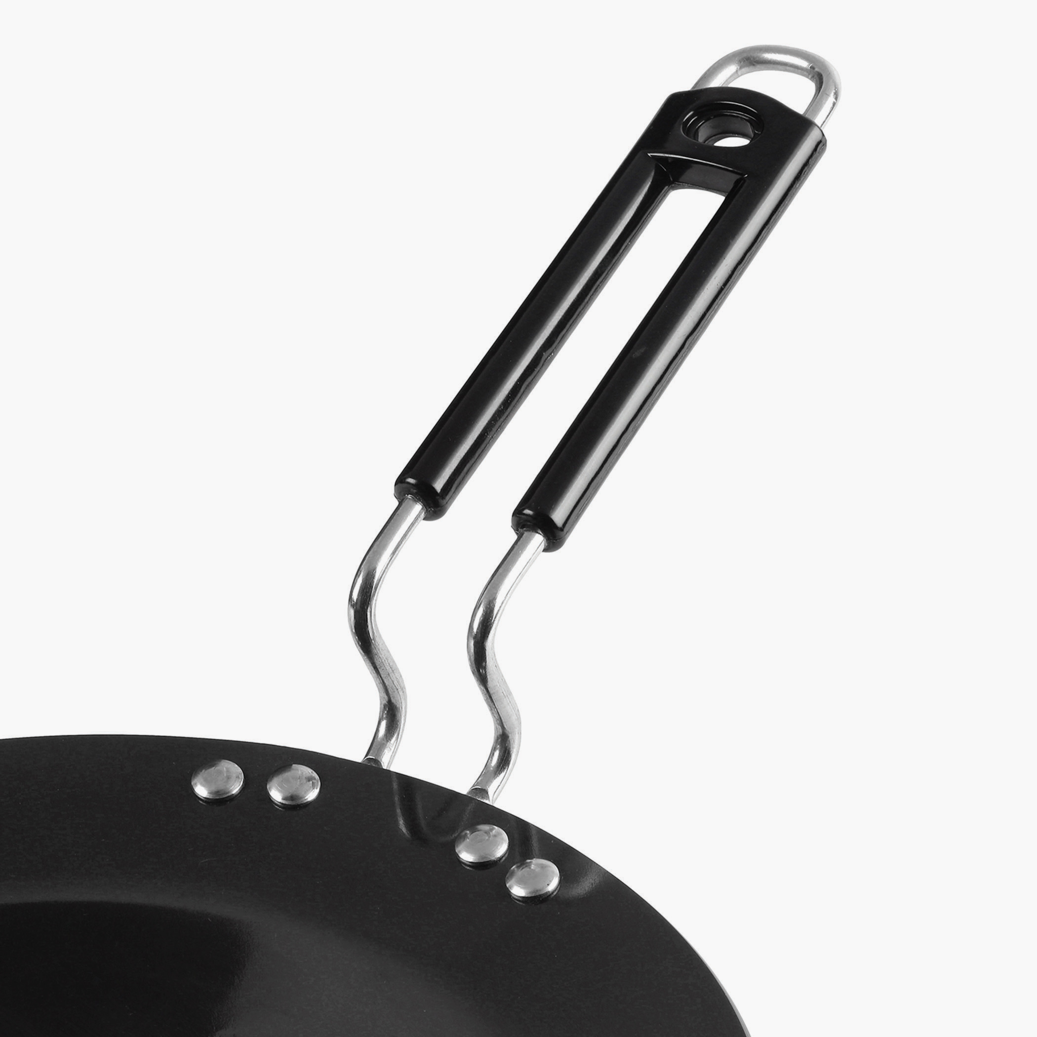 Vinod Aluminium Hard Anodized Roti Tawa - 22 cm in Black