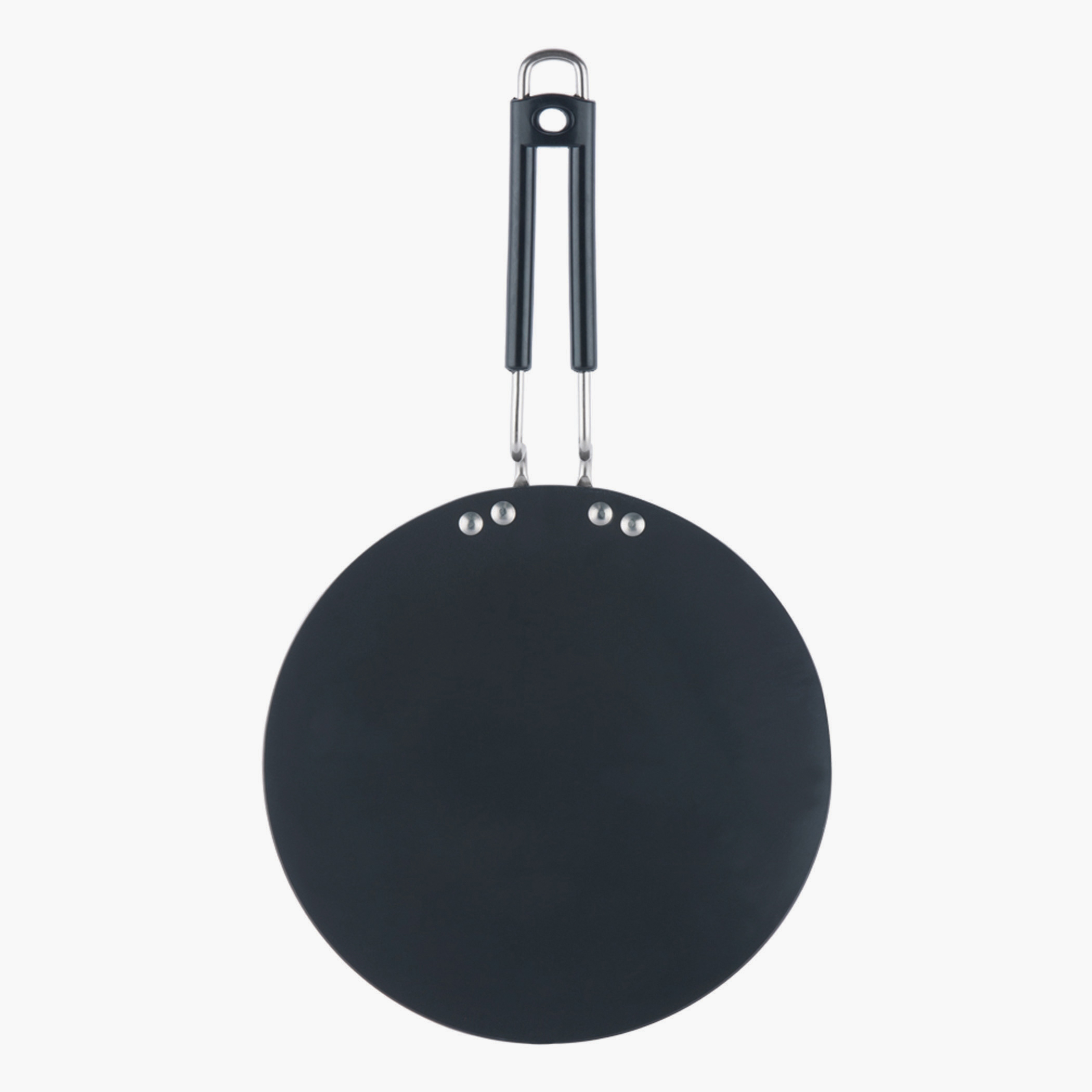 Vinod Aluminium Hard Anodized Roti Tawa - 22 cm in Black