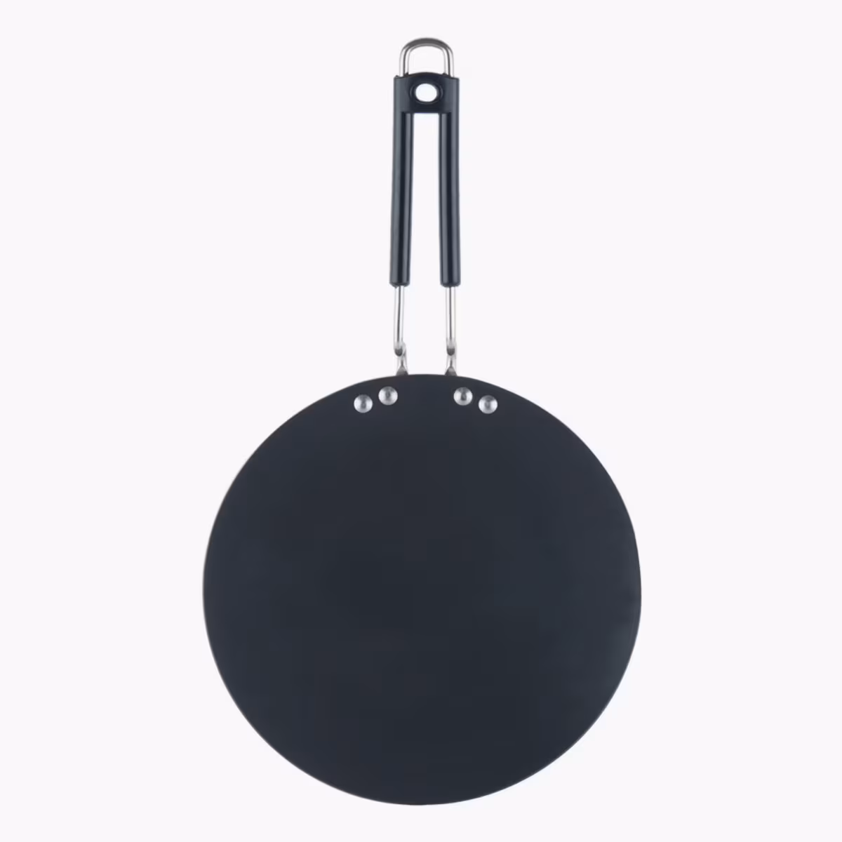 VINOD Aluminium Hard Anodized Roti Tawa - 26.5cm in Black