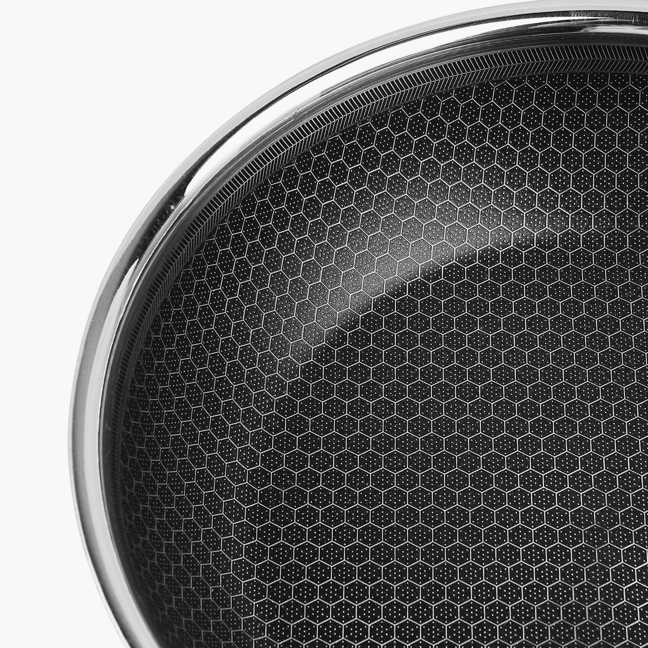 VINOD Platinum Triply Stainless Steel SAS Pro Fry Pan - 20 cm in Silver
