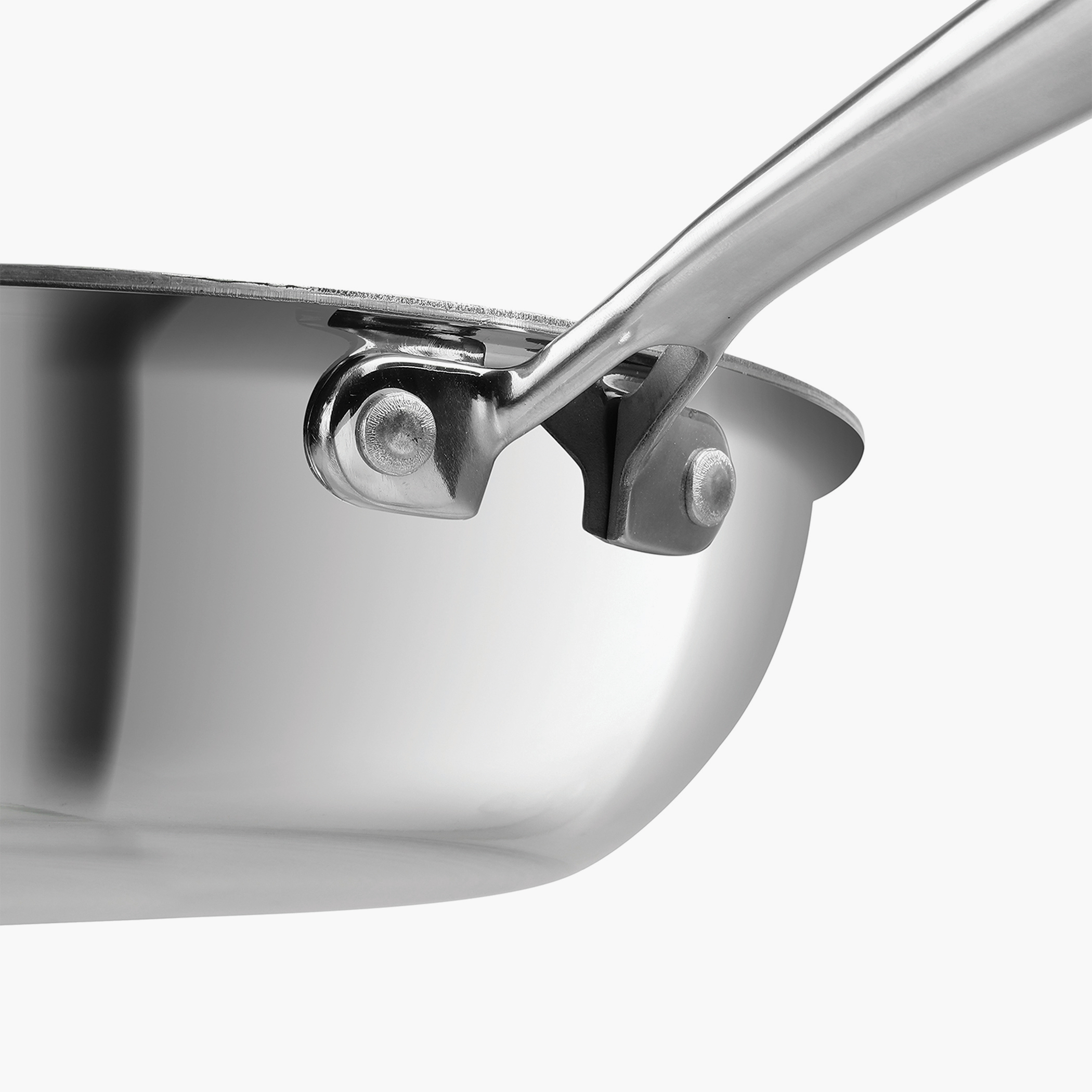 VINOD Platinum Triply Stainless Steel SAS Pro Fry Pan - 20 cm in Silver