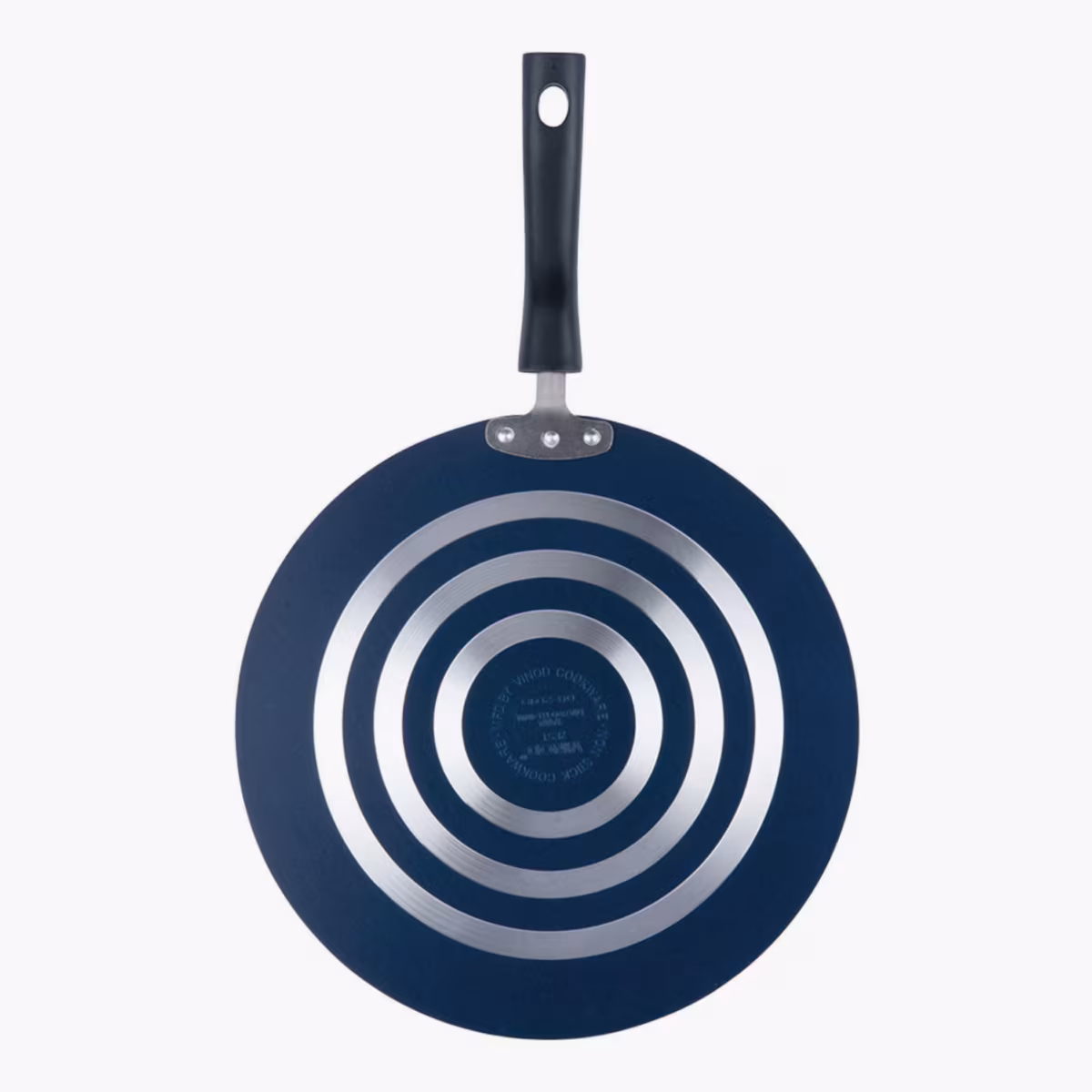 VINOD Zest Aluminium Non-Stick 4mm Thickness Flat Multi Tawa - 28cm in Grey