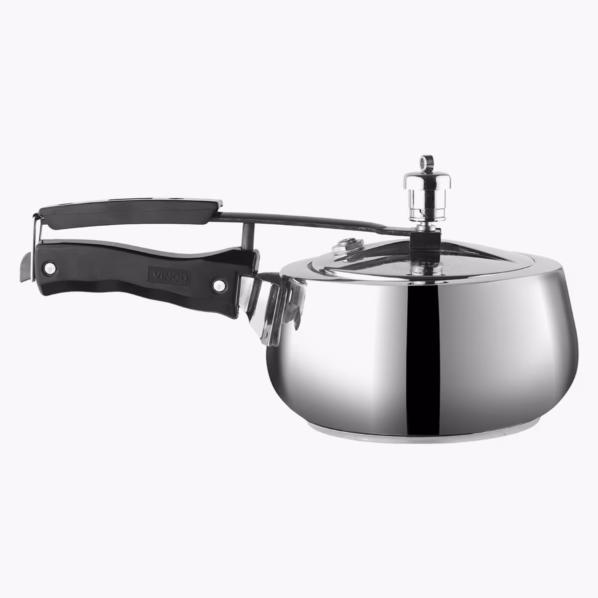 VINOD Europa 18/8 Stainless Steel Inner Lid Pressure Cooker - 1.5L in Silver
