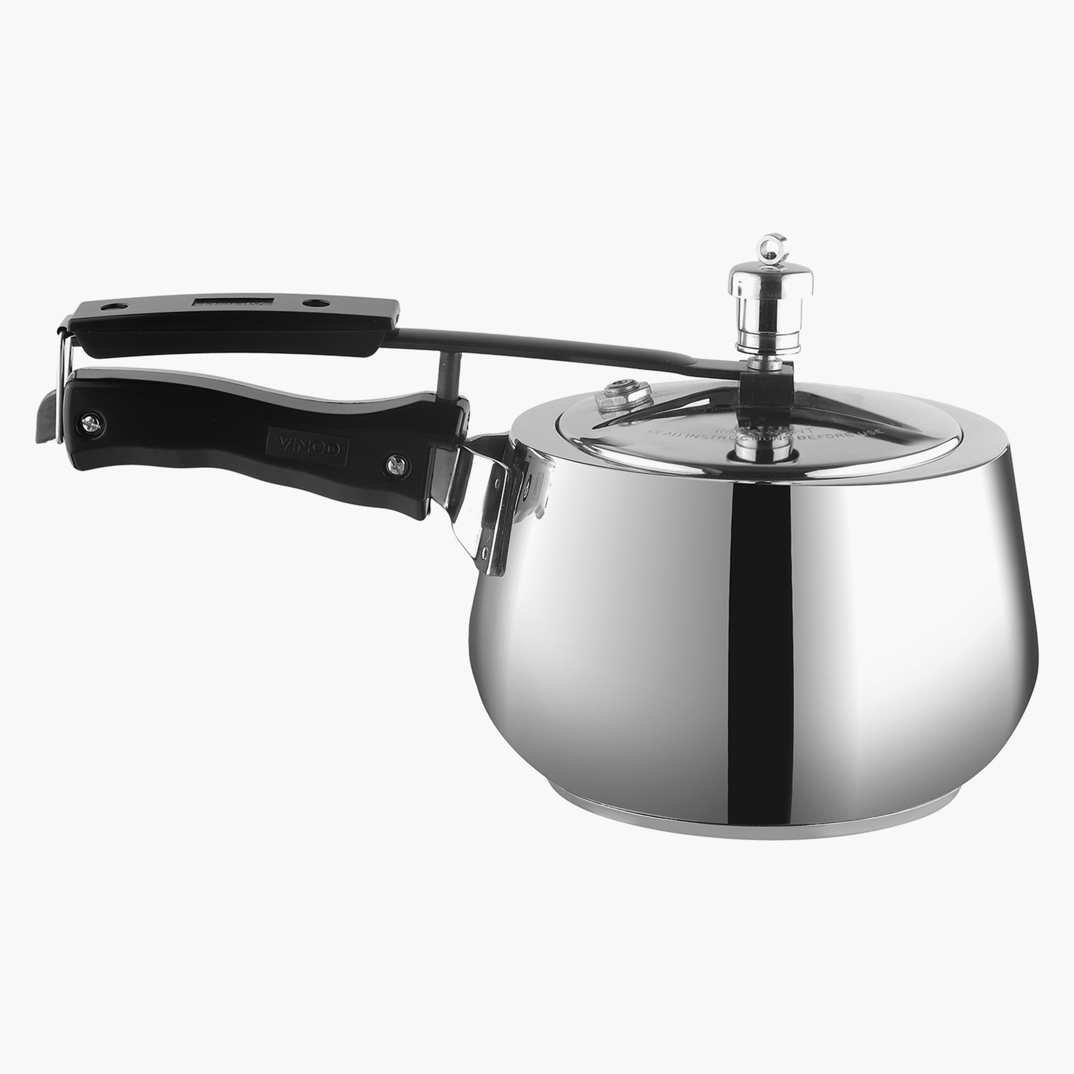 VINOD Europa 18/8 Stainless Steel Inner Lid Pressure Cooker - 3L in Silver
