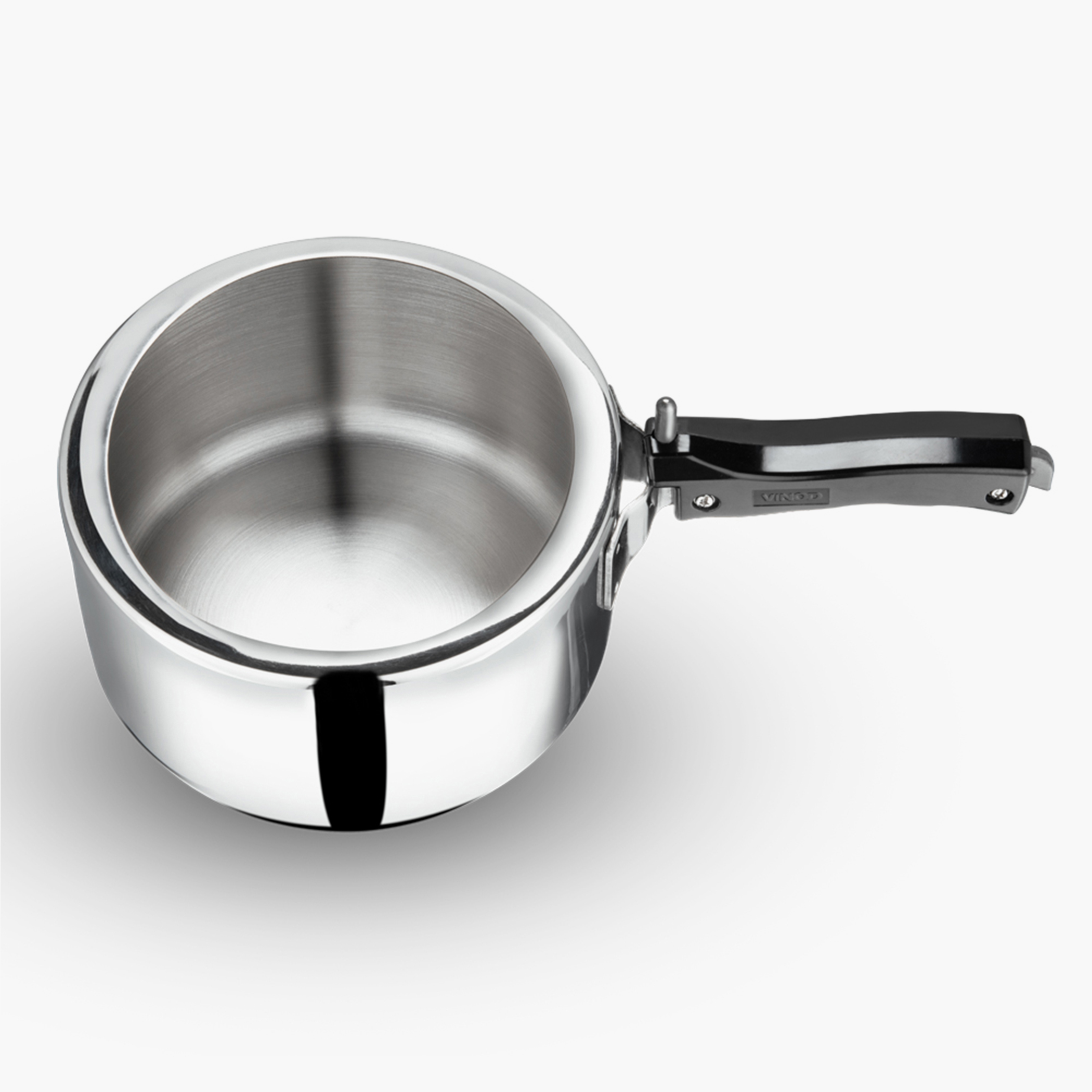 VINOD Europa 18/8 Stainless Steel Inner Lid Pressure Cooker - 3L in Silver