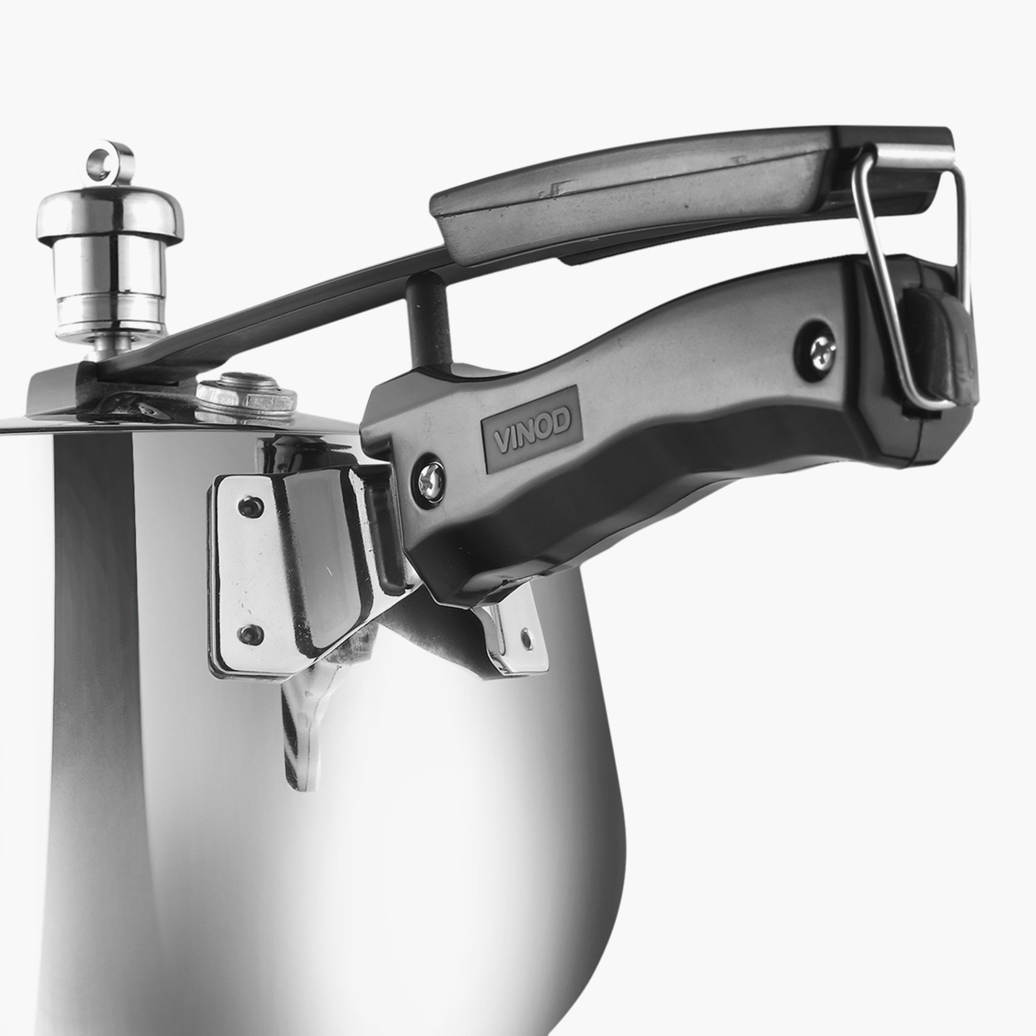 VINOD Europa 18/8 Stainless Steel Inner Lid Pressure Cooker - 3L in Silver