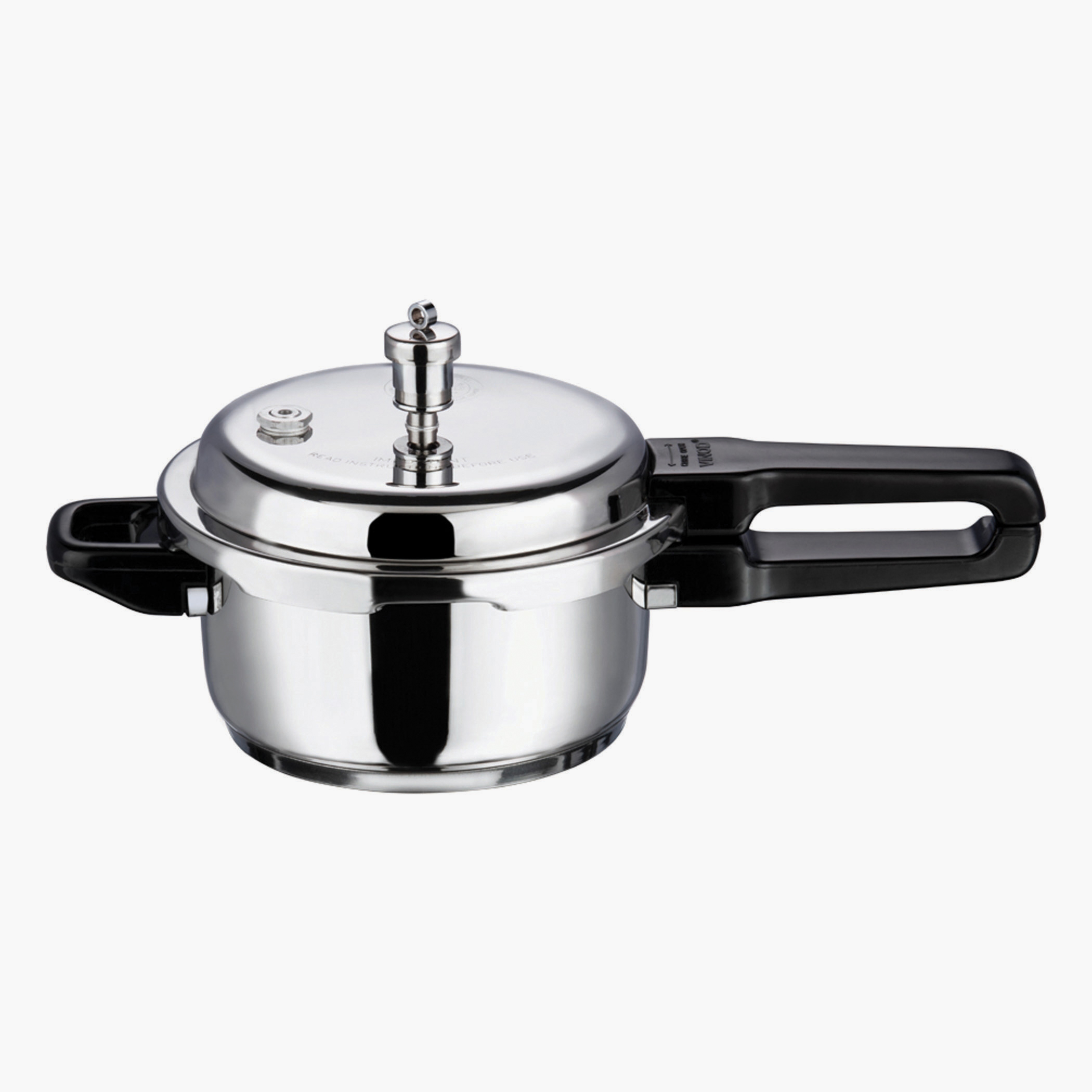 VINOD 18/8 Stainless Steel Pressure Cooker - 2L in Silver