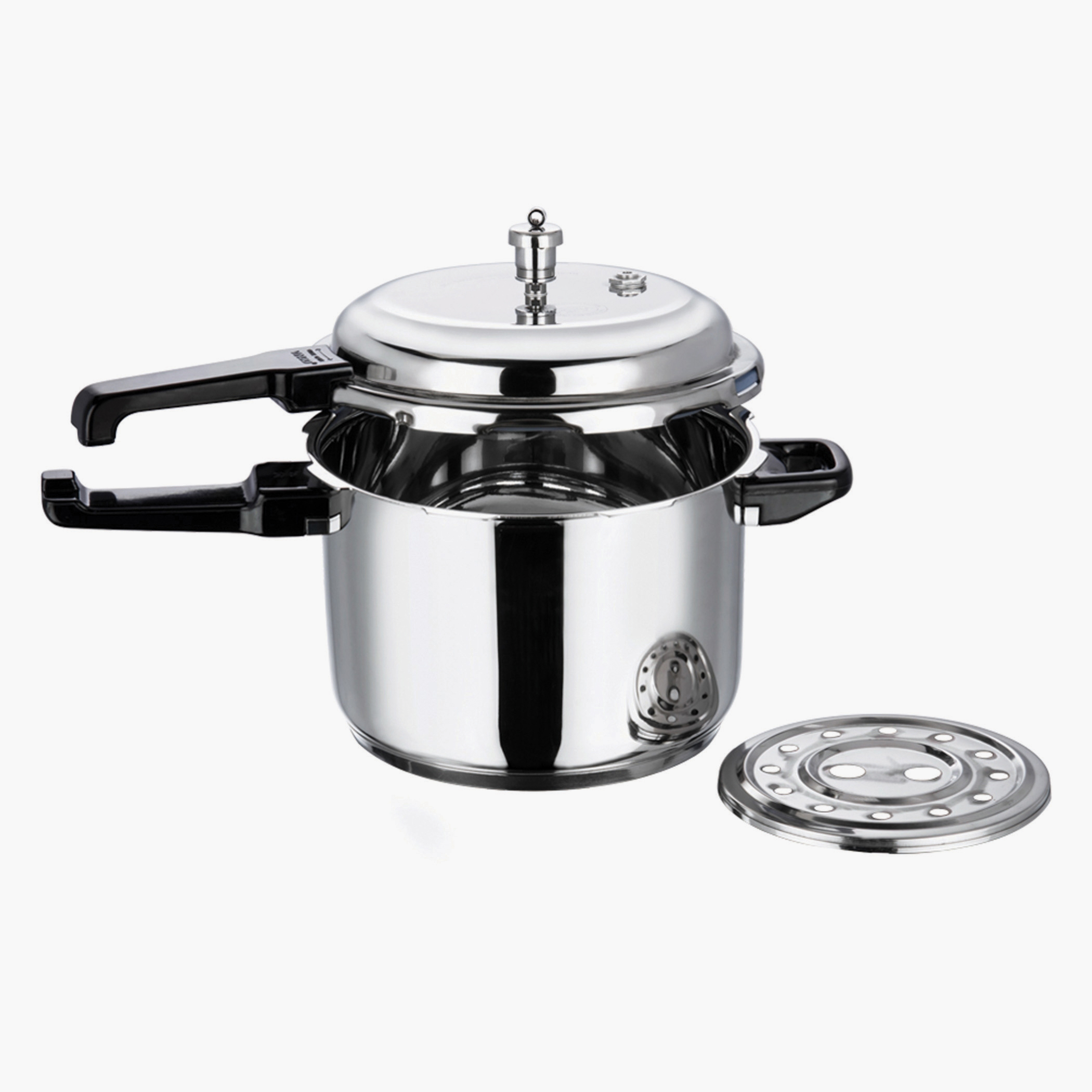 VINOD 18/8 Stainless Steel Pressure Cooker - 5L in Silver