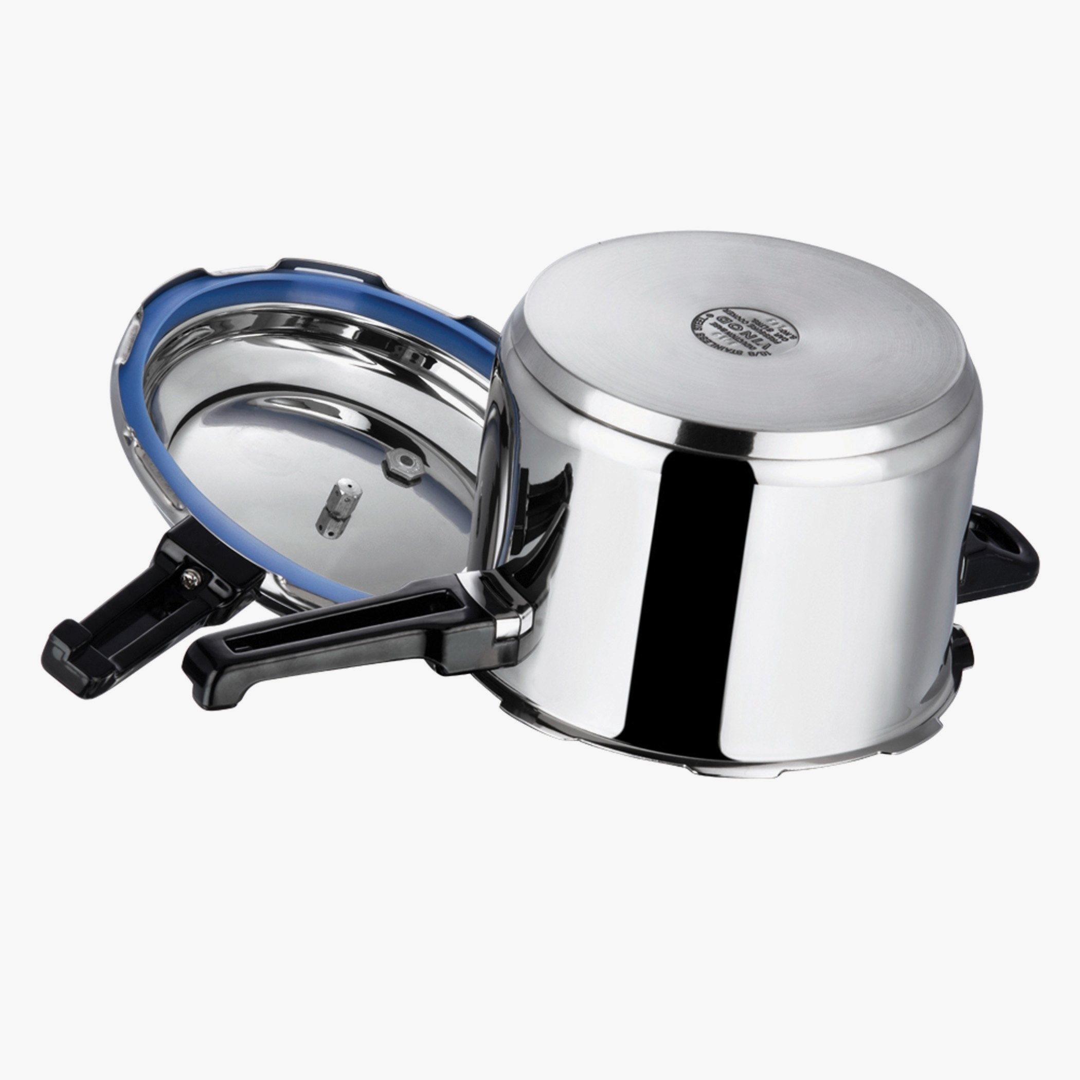 VINOD 18/8 Stainless Steel Pressure Cooker - 5L in Silver