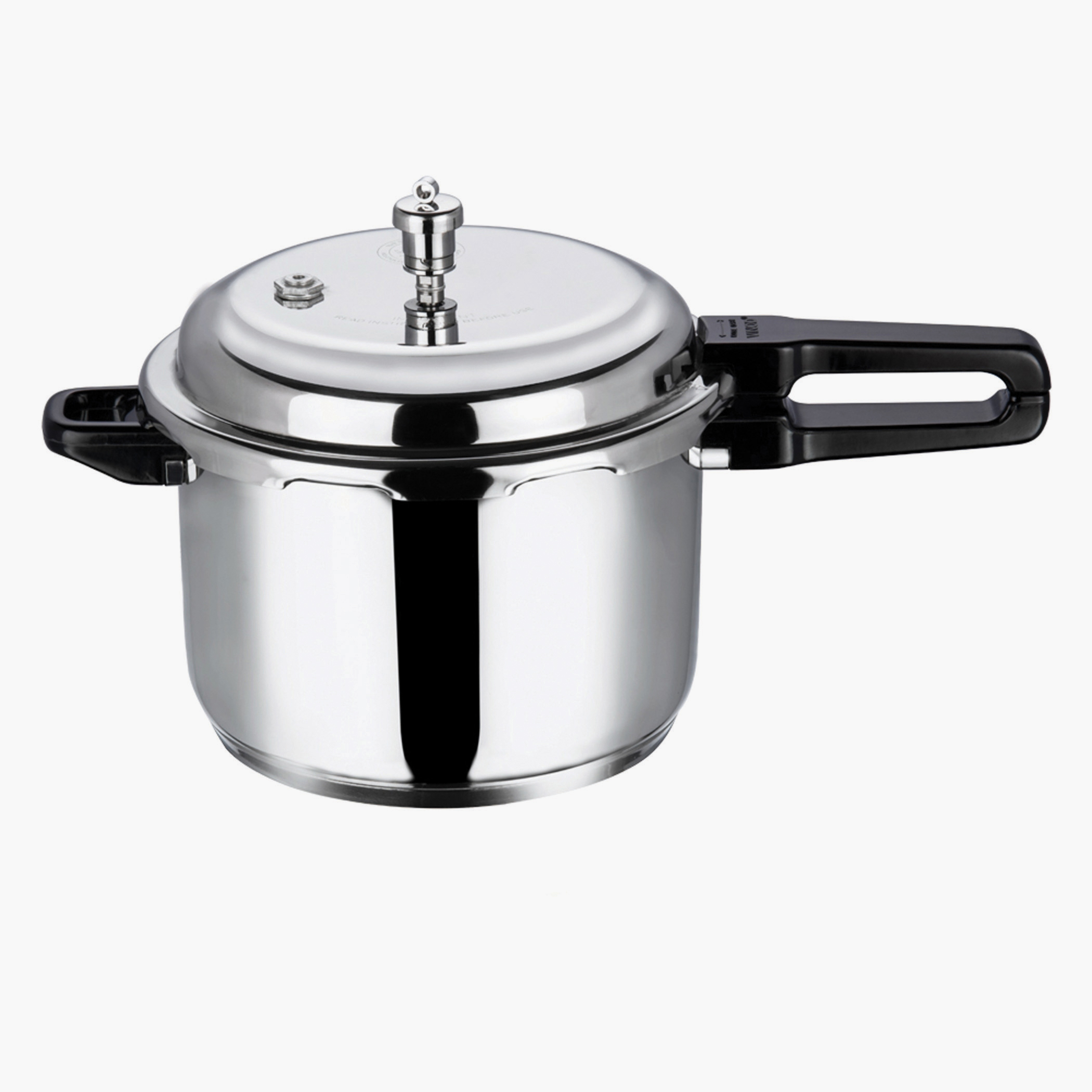 VINOD 18/8 Stainless Steel Pressure Cooker - 7L in Silver