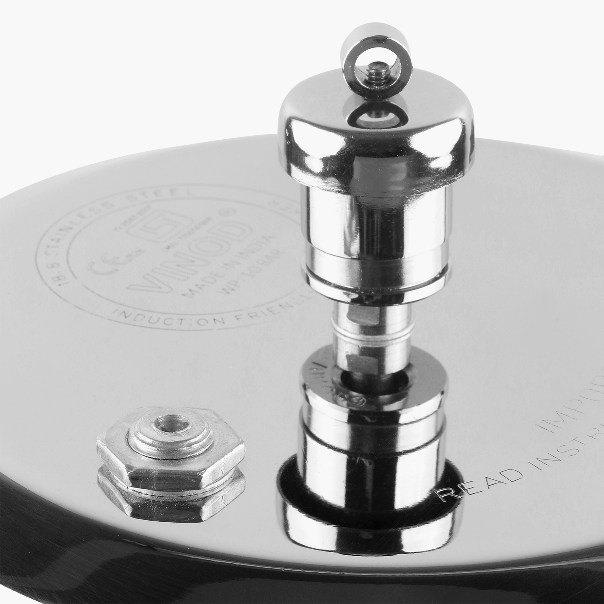 VINOD Mini 18/8 Stainless Steel Pan Pressure Cooker - 2L in Silver