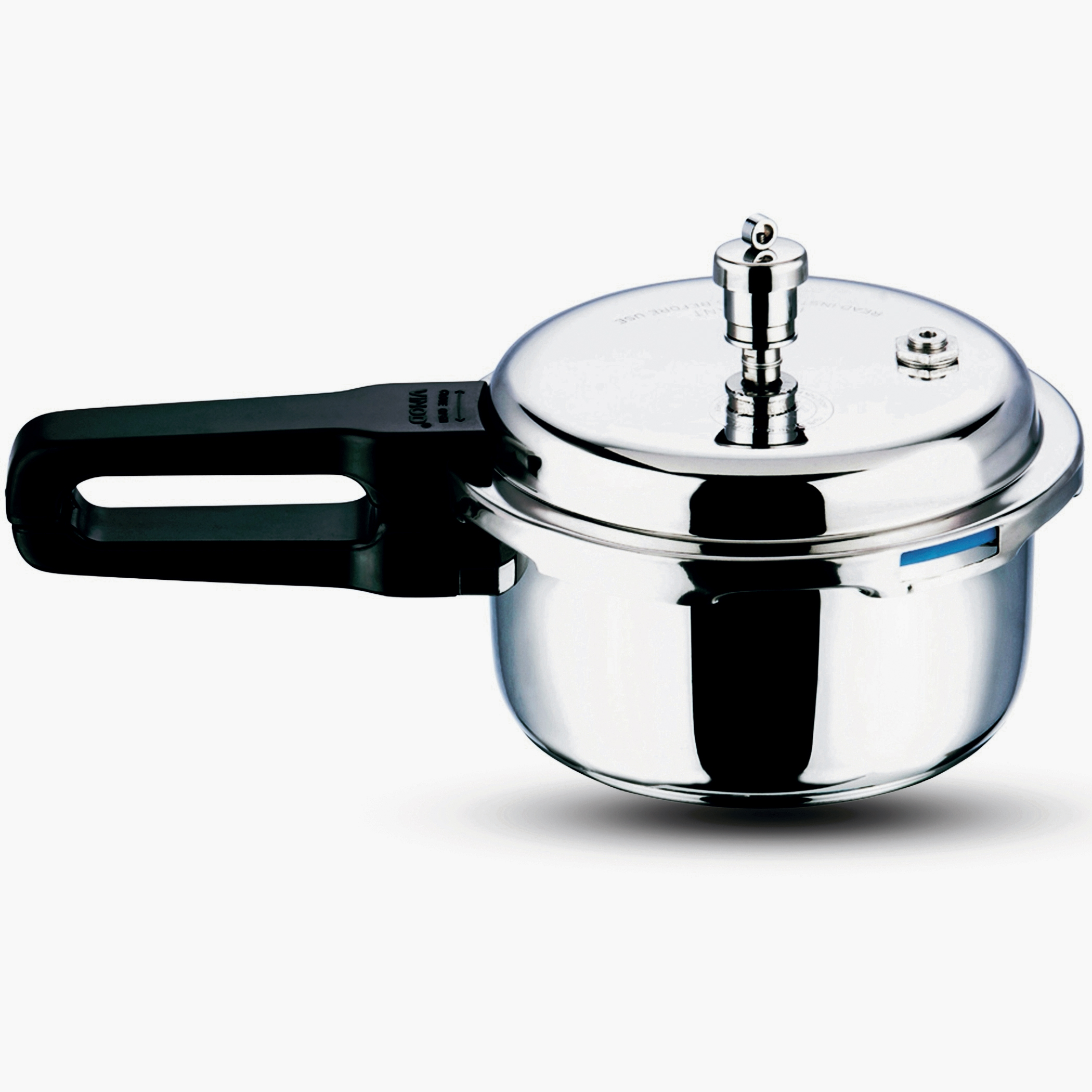VINOD Platinum Triply Stainless Steel Pressure Cooker - 2L in Silver