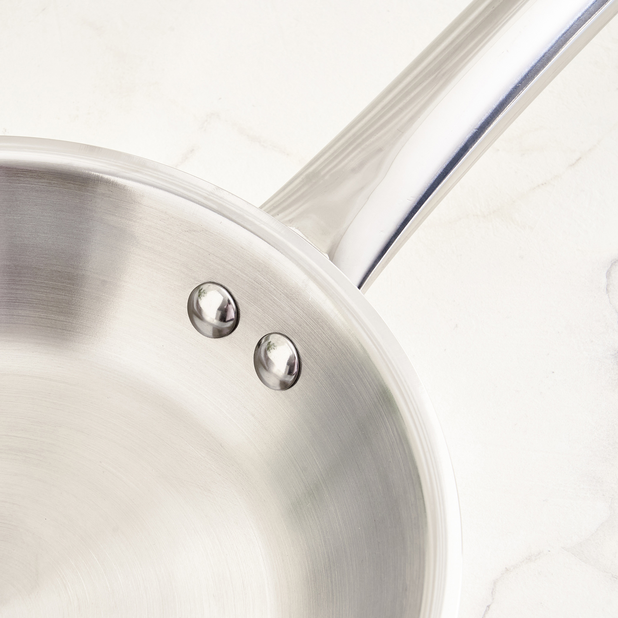 Valeria Carin Tri-Ply Stainless Steel Induction Compatible Frying Pan - 1L in Silver