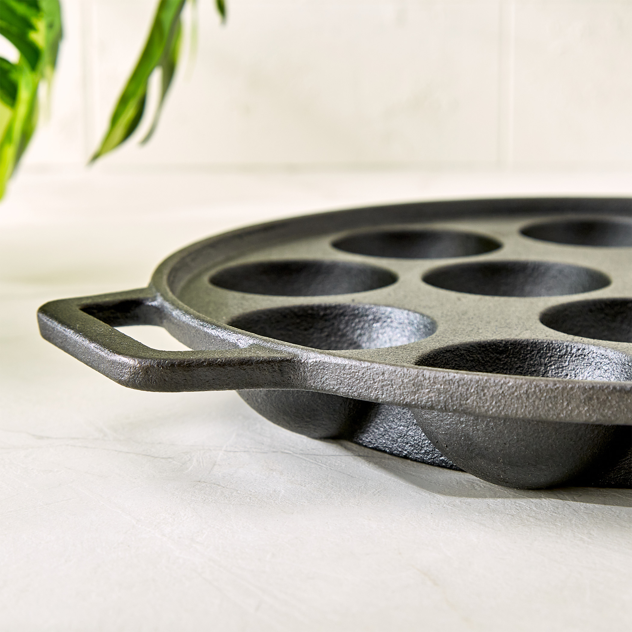 Terra Tales Sally Cast Iron Paniyarakal in Black