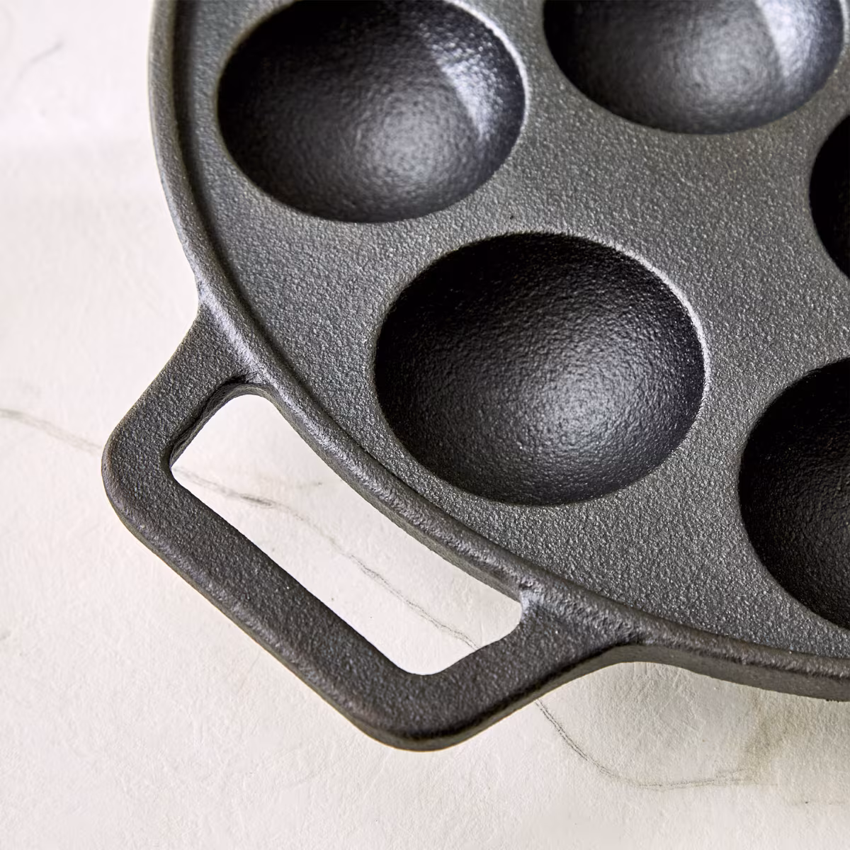 Terra Tales Sally Cast Iron Paniyarakal in Black
