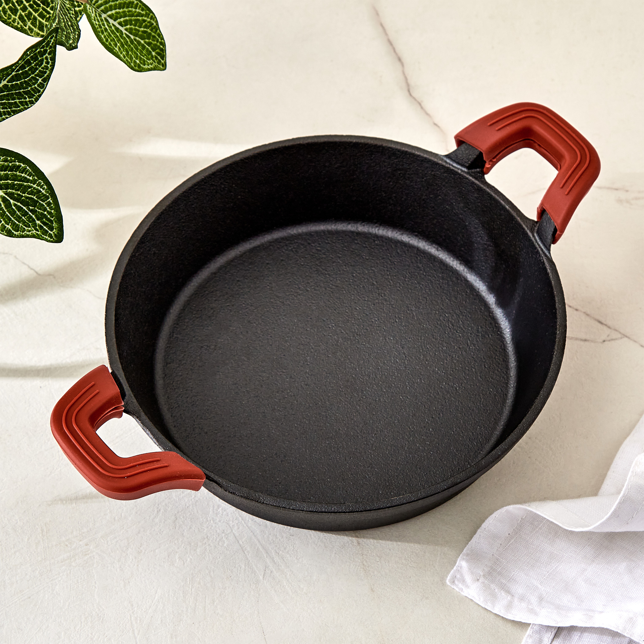 Terra Tales Sally Cast Iron Mini Kadhai - 700ml in Black