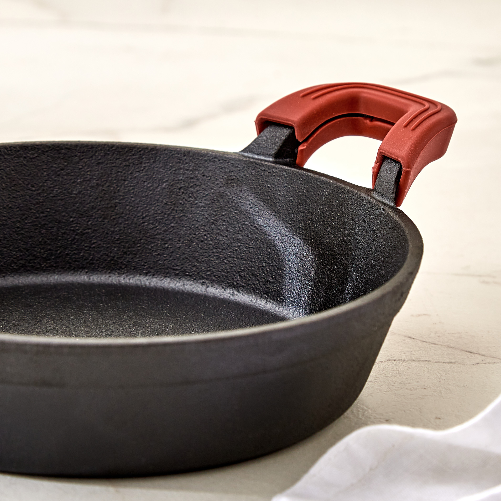 Terra Tales Sally Cast Iron Mini Kadhai - 700ml in Black