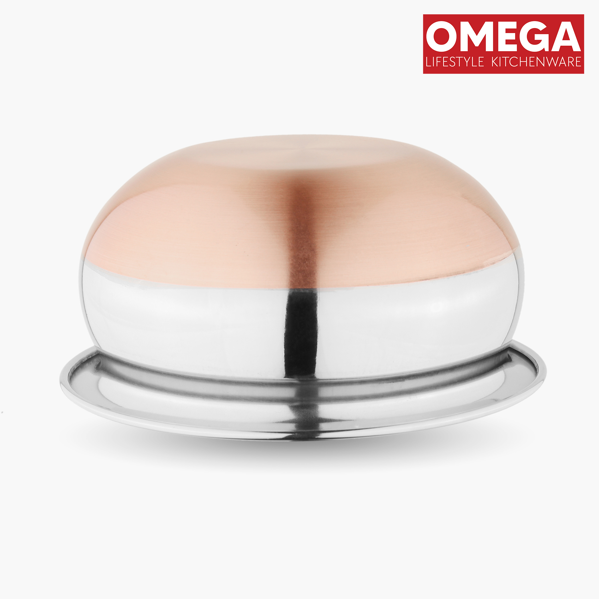OMEGA Stainless Steel Copper Bottom Handi - 1.6L in Silver