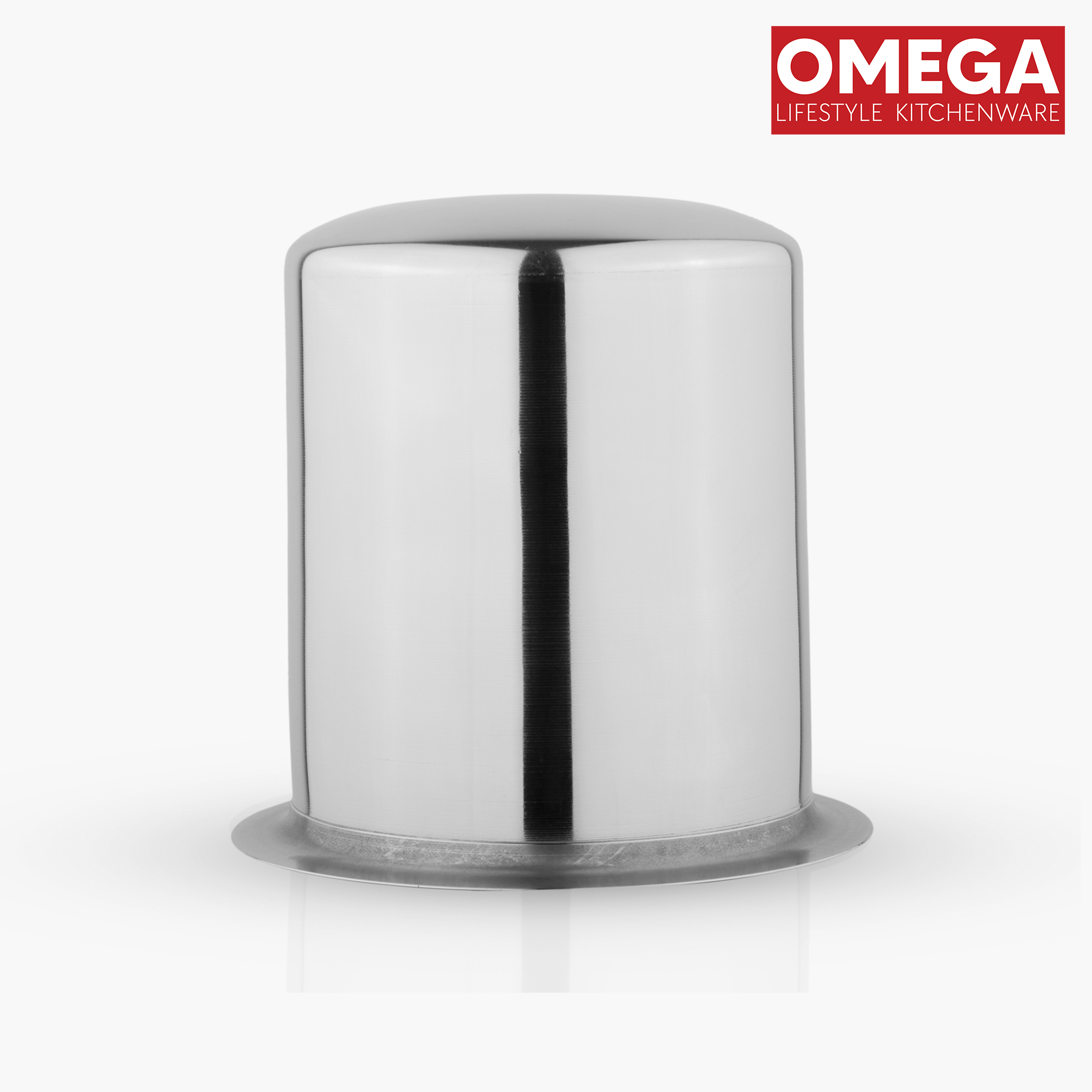 OMEGA Stainless Steel Milk Pot/Gunj - 1.3L in Silver