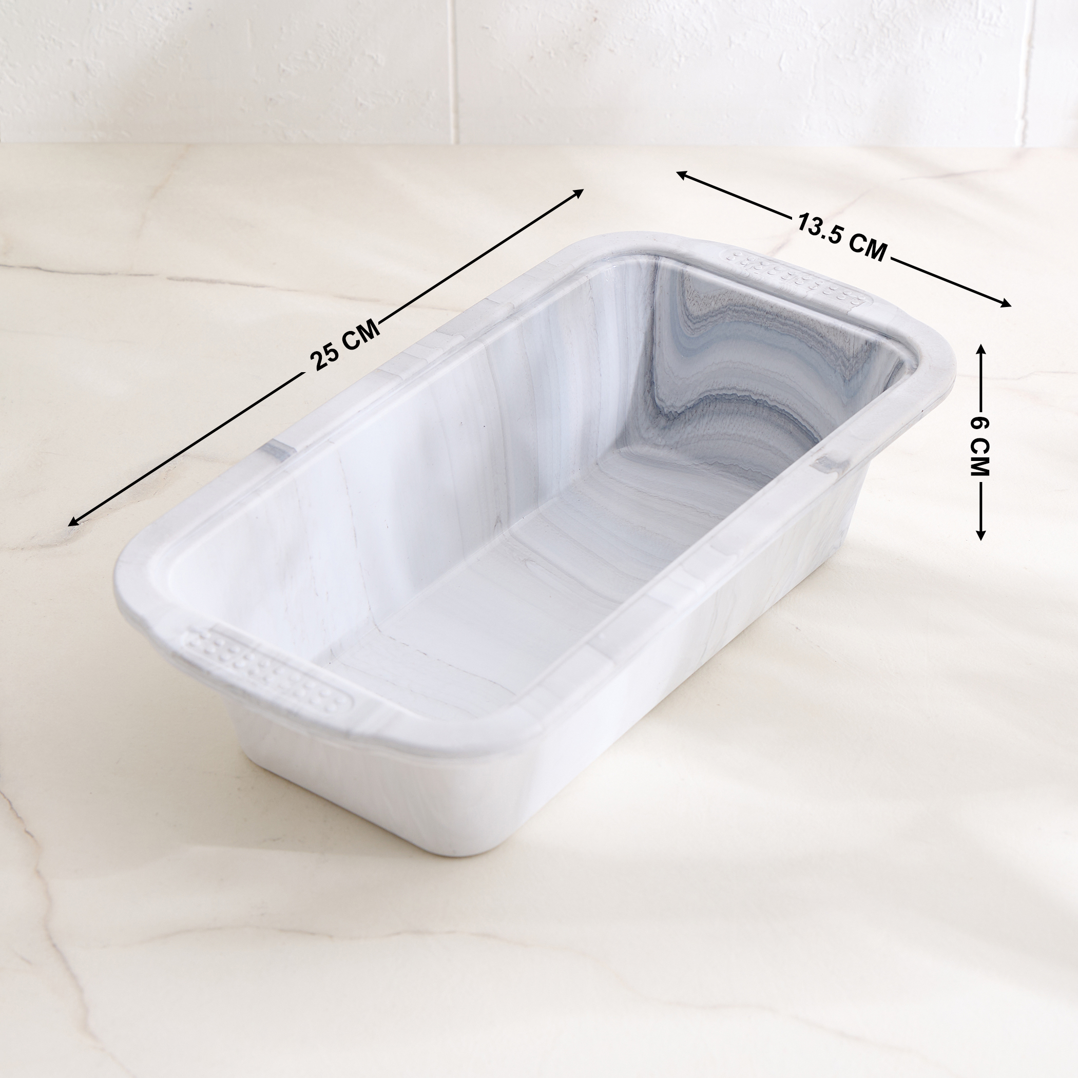 Bakers Pride Floura Silicone Loaf Pan in Grey