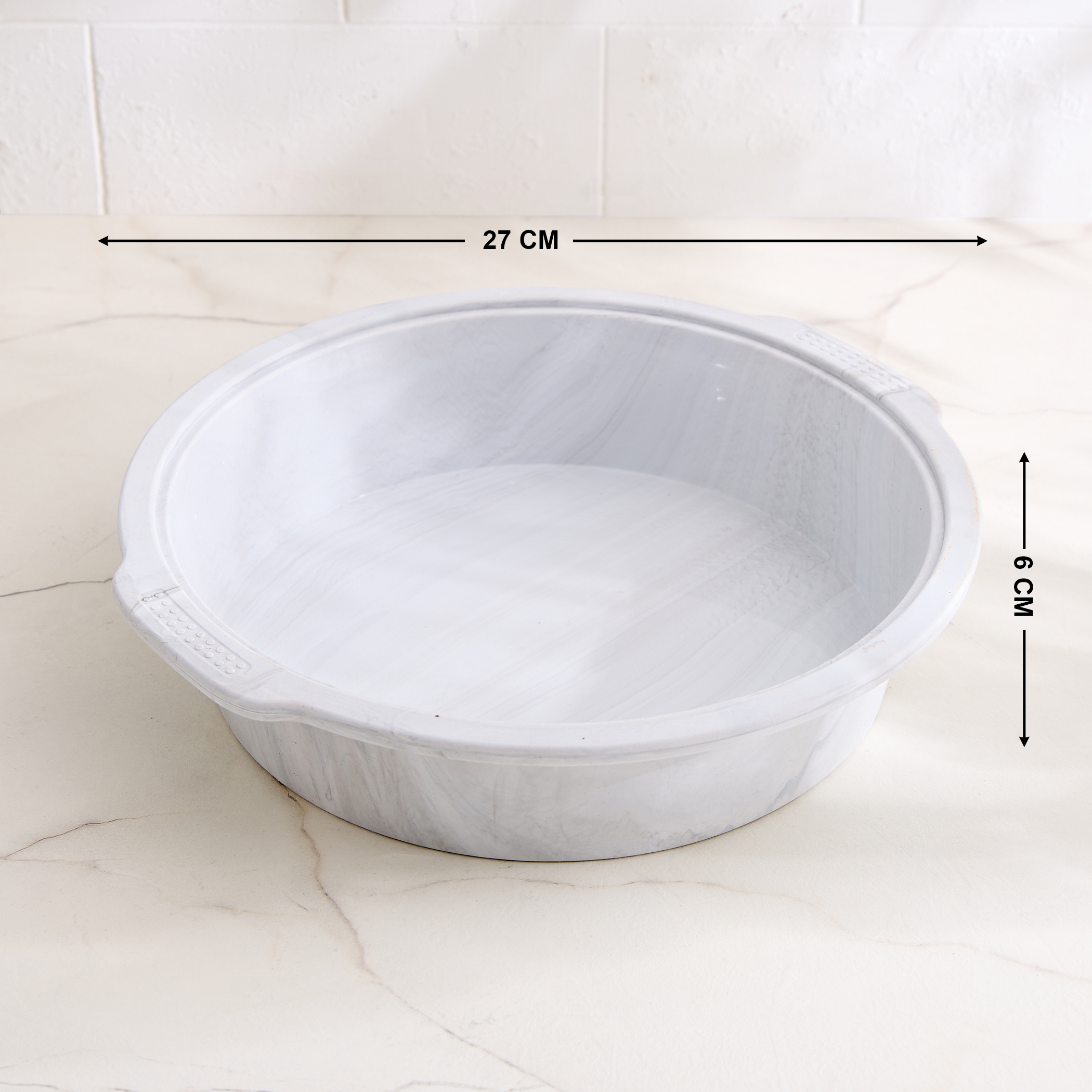Bakers Pride Floura Silicone Baking Pan in Grey
