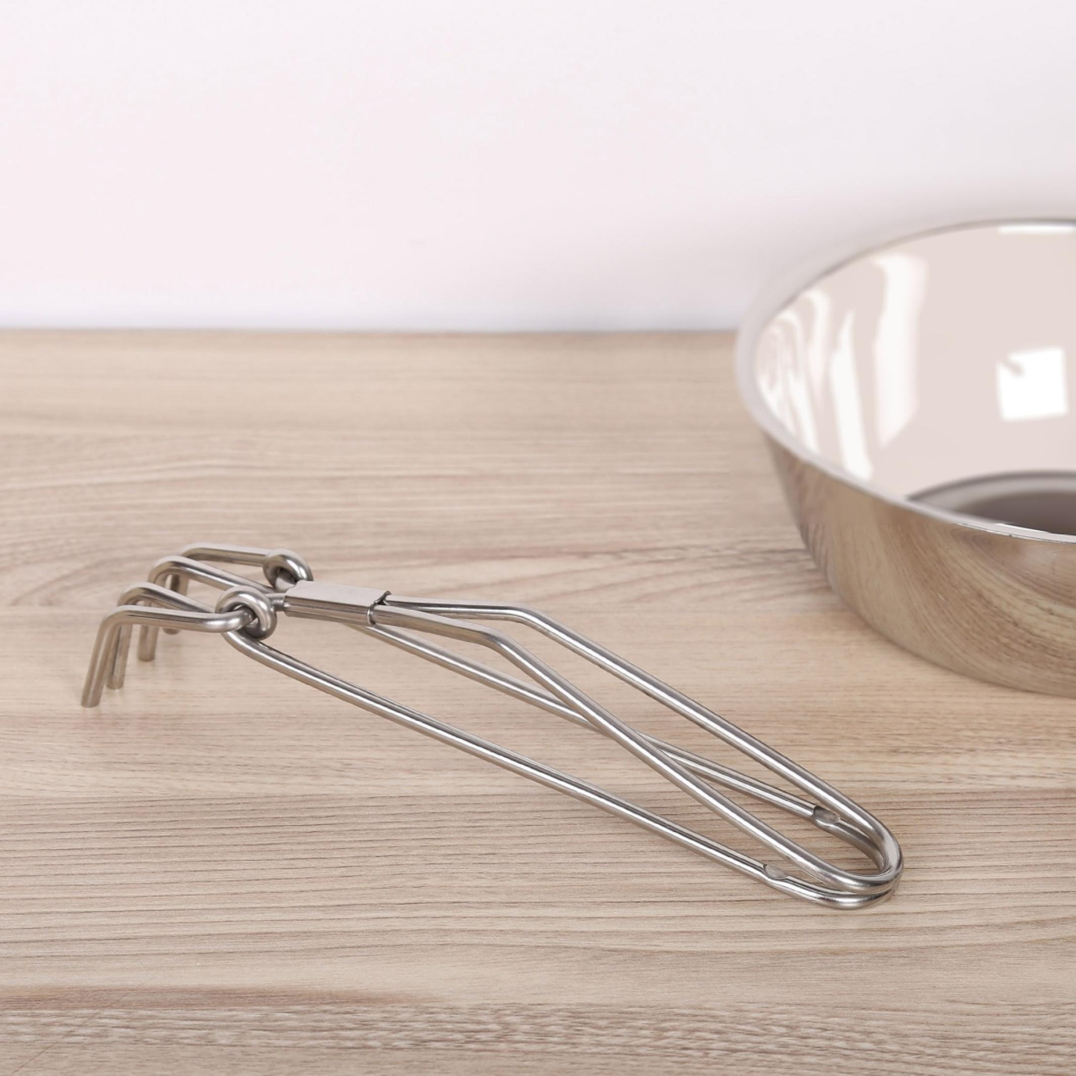 Ferrit Stainless Steel Wire Tong in Silver