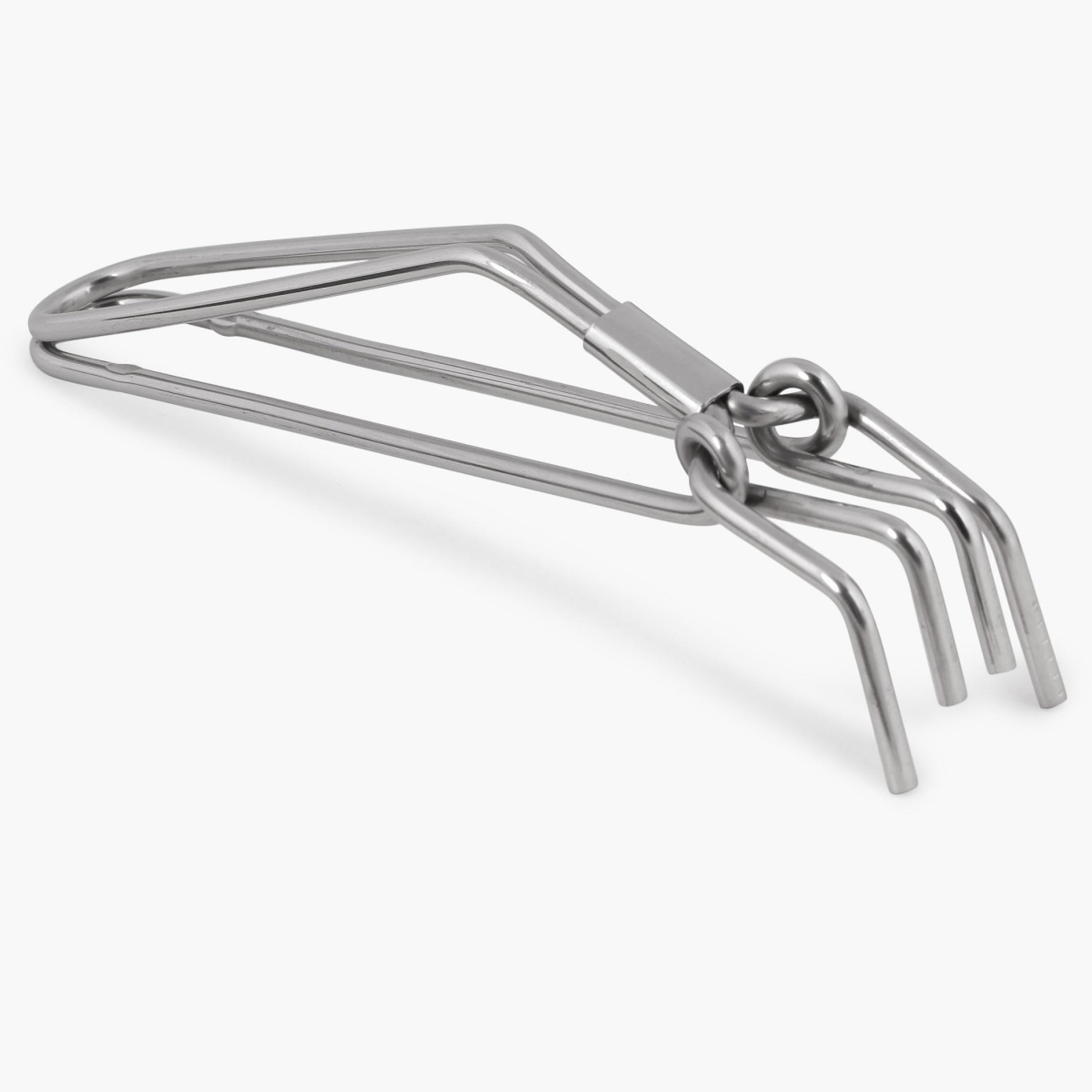 Ferrit Stainless Steel Wire Tong in Silver