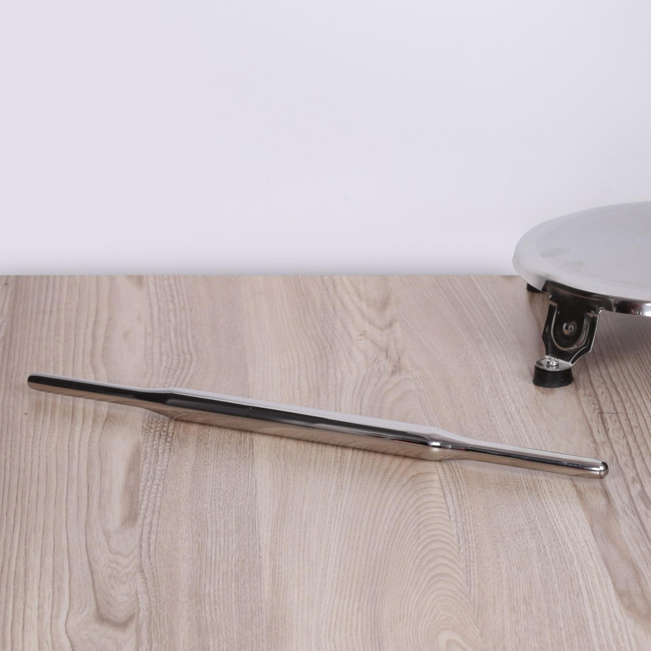 Ferrit Stainless Steel Rolling Pin in Silver