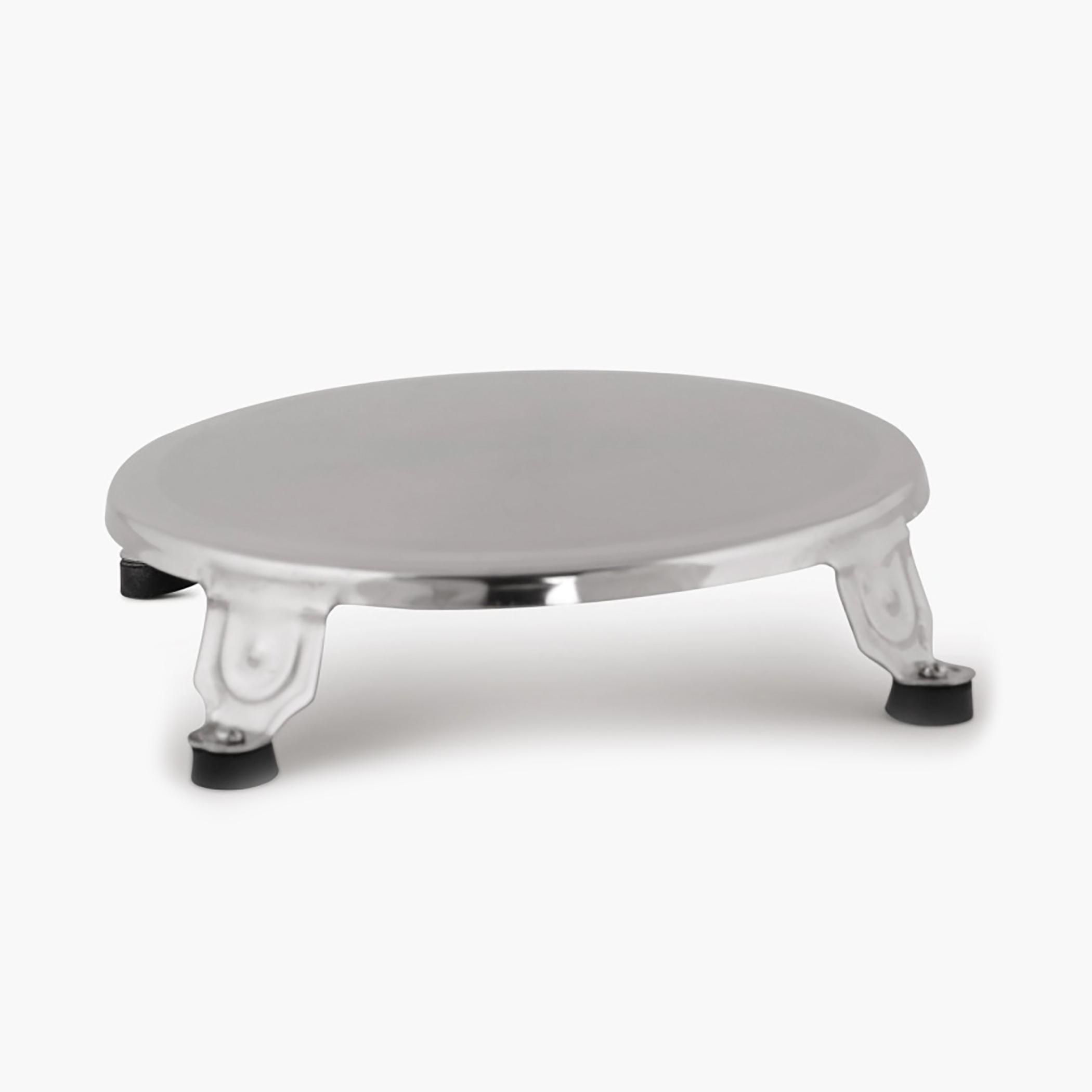 Glovia Stainless Steel Rolling Board in Silver