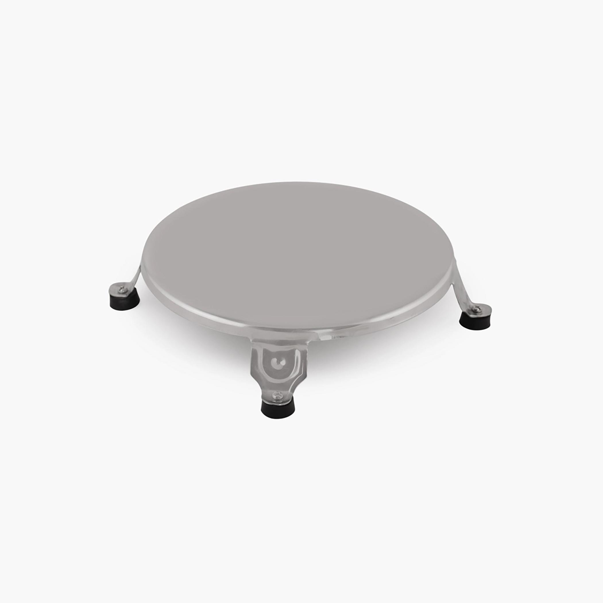 Glovia Stainless Steel Rolling Board in Silver