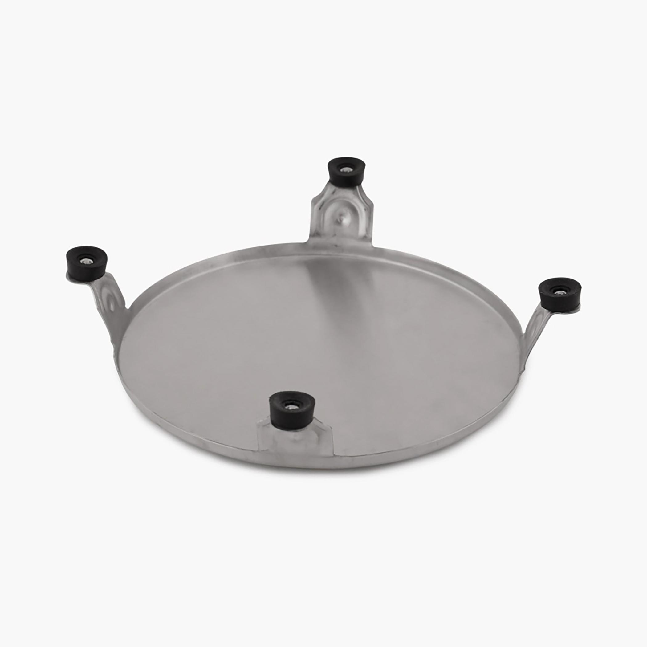 Glovia Stainless Steel Rolling Board in Silver