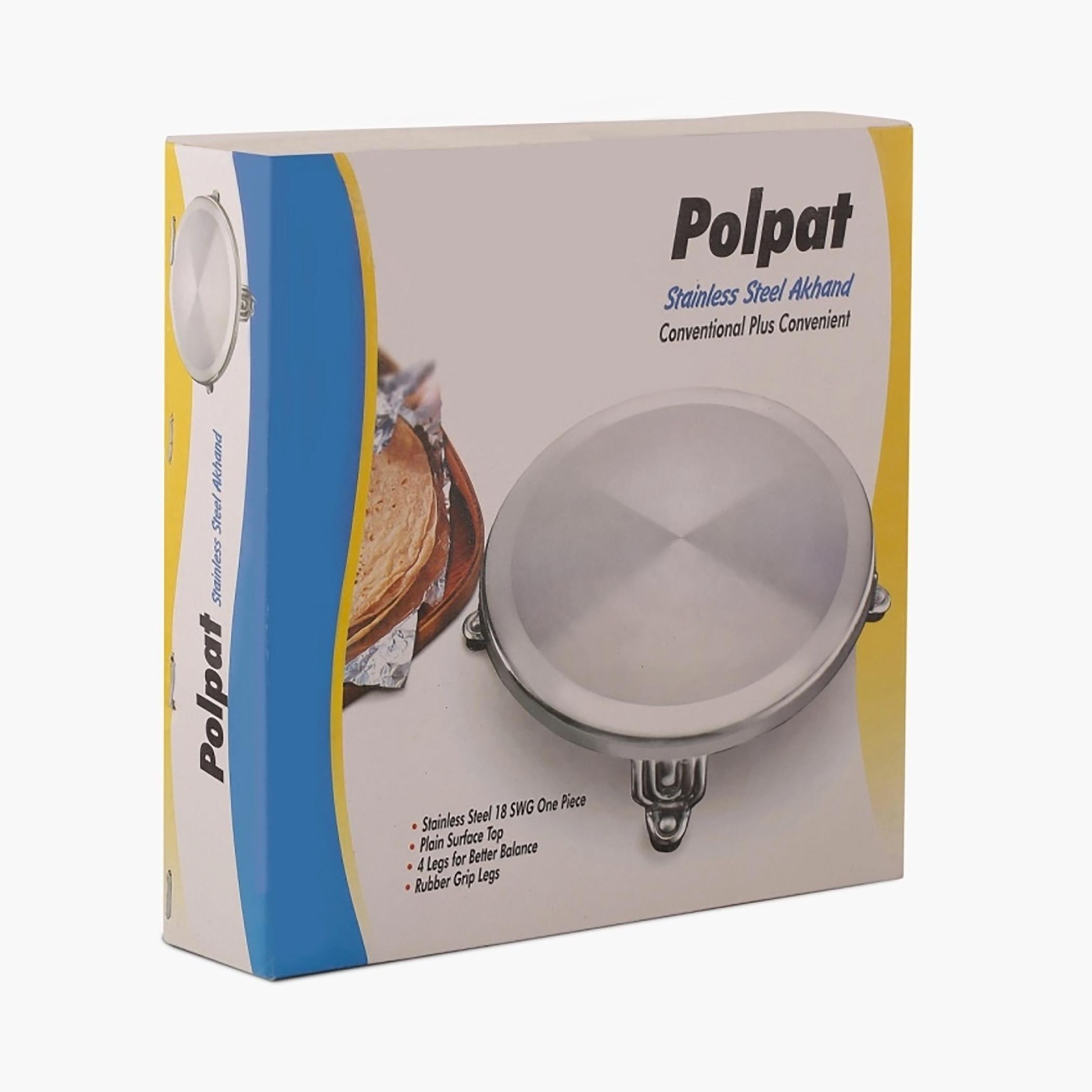 Glovia Stainless Steel Rolling Board in Silver