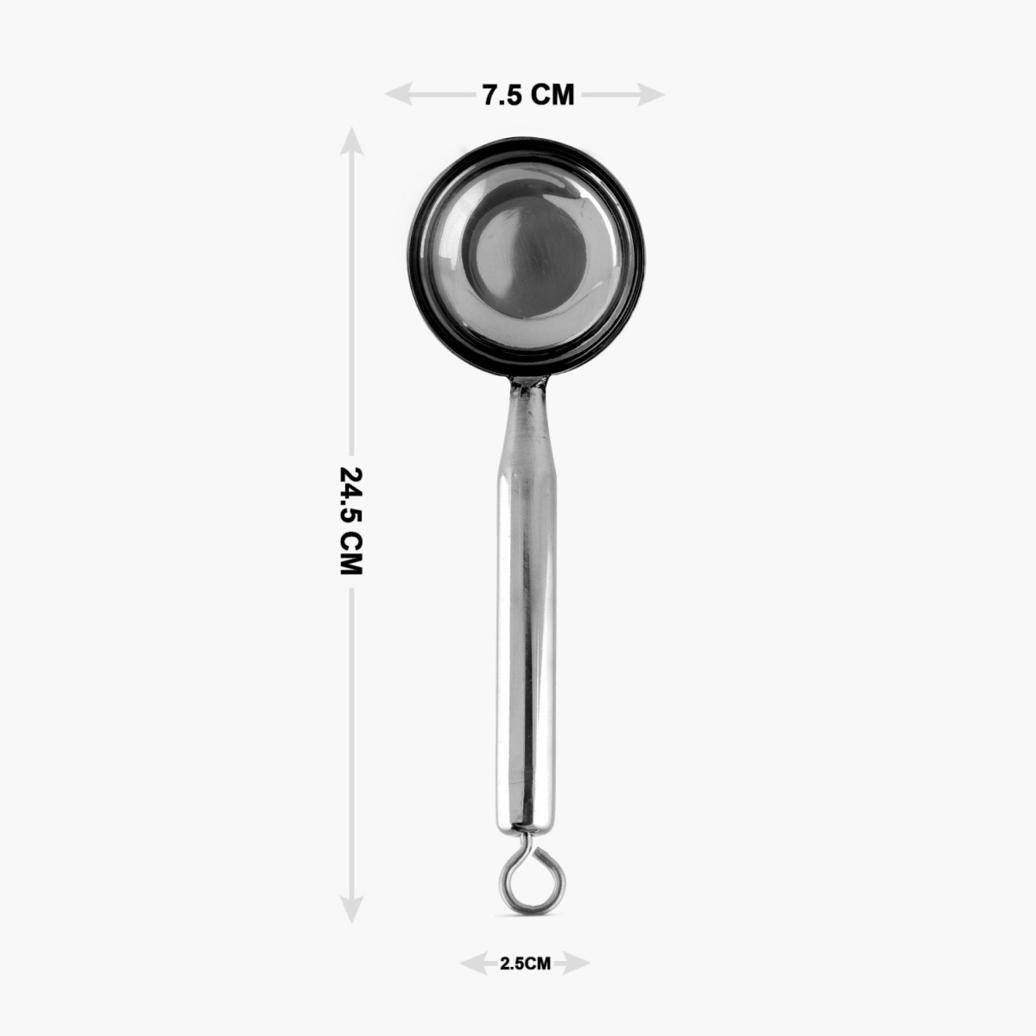 Ferrit Stainless Steel Dosa Ladle in Silver