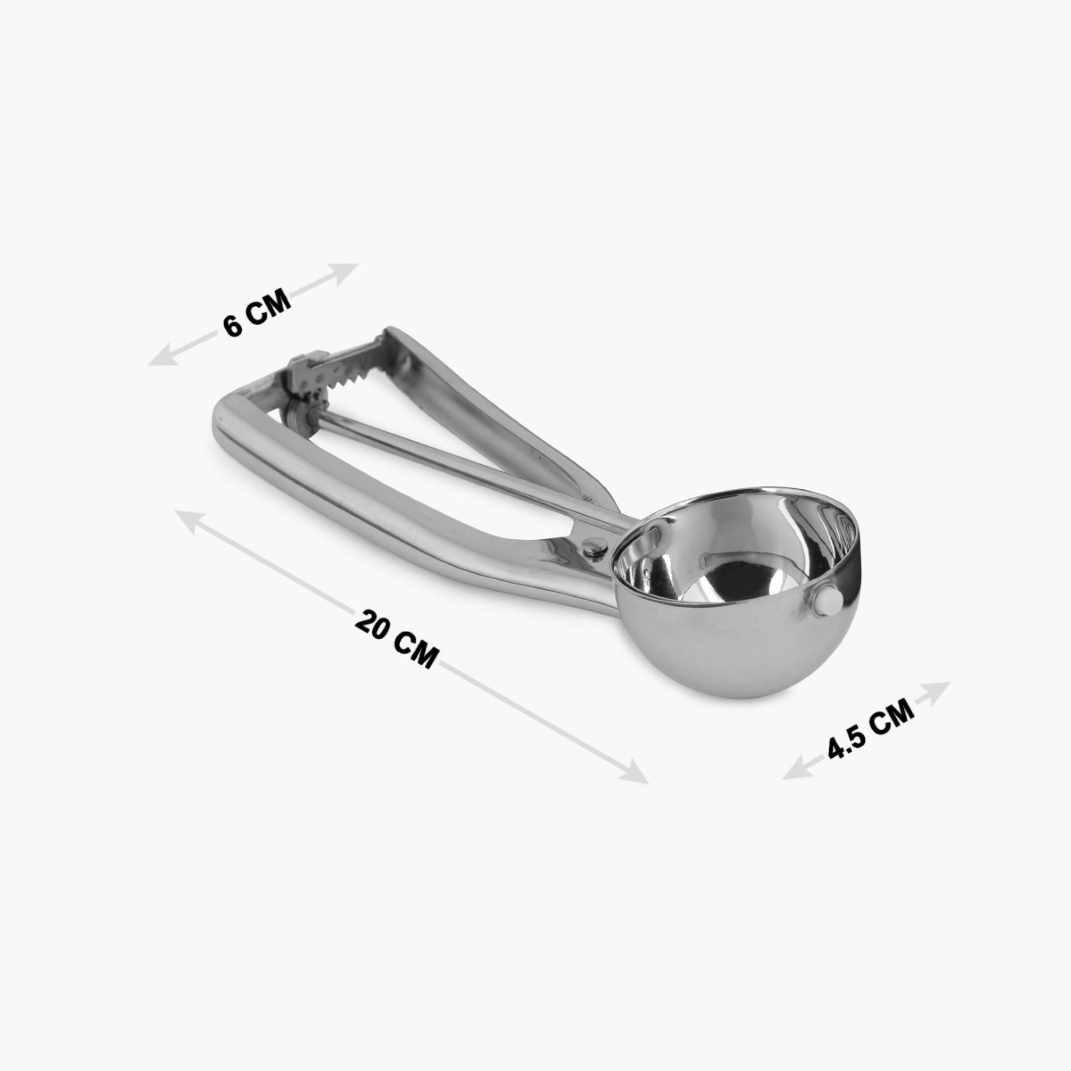 Ferrit Stainless Steel Ice Cream Scoop in Silver