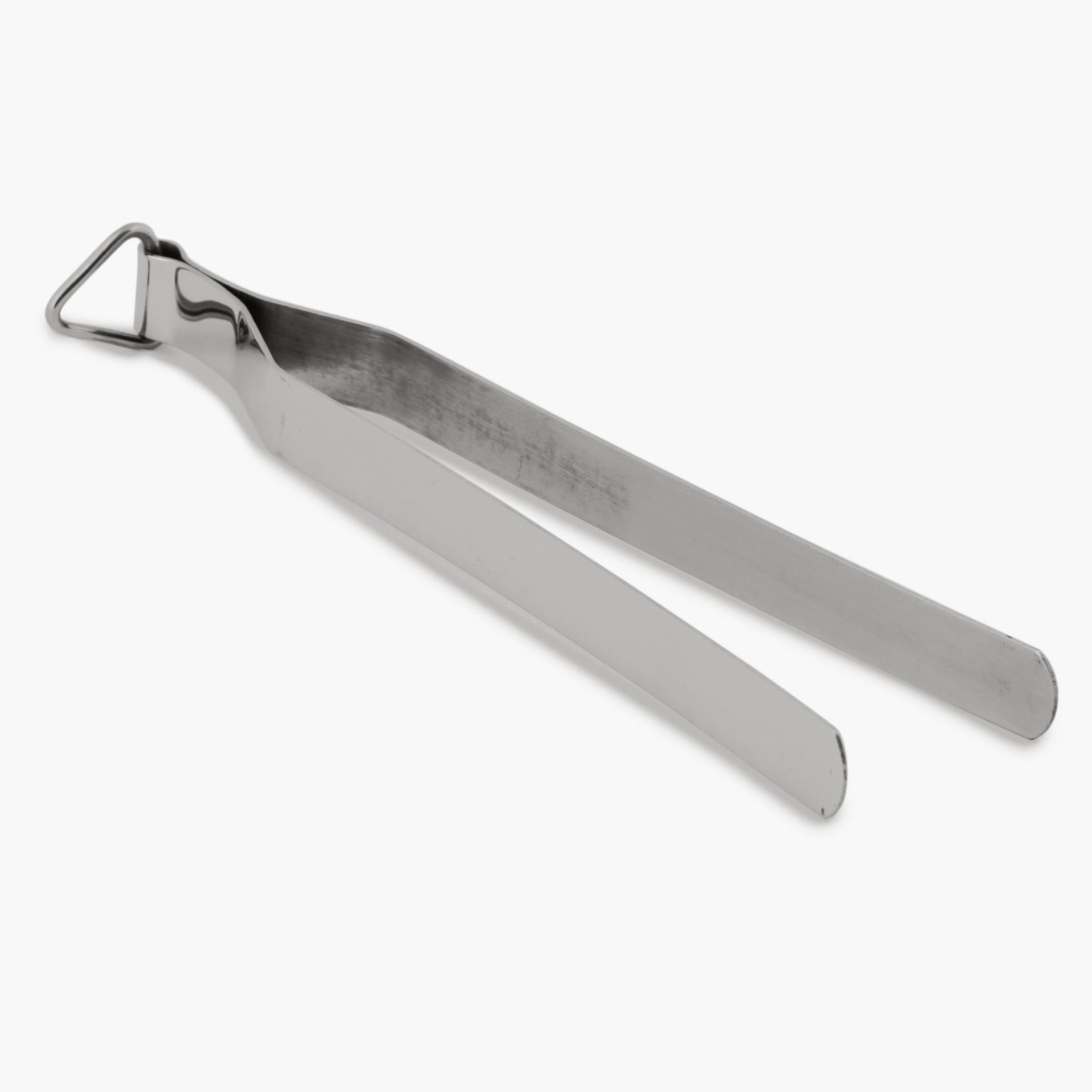 Ferrit Stainless Steel Tongs in Silver