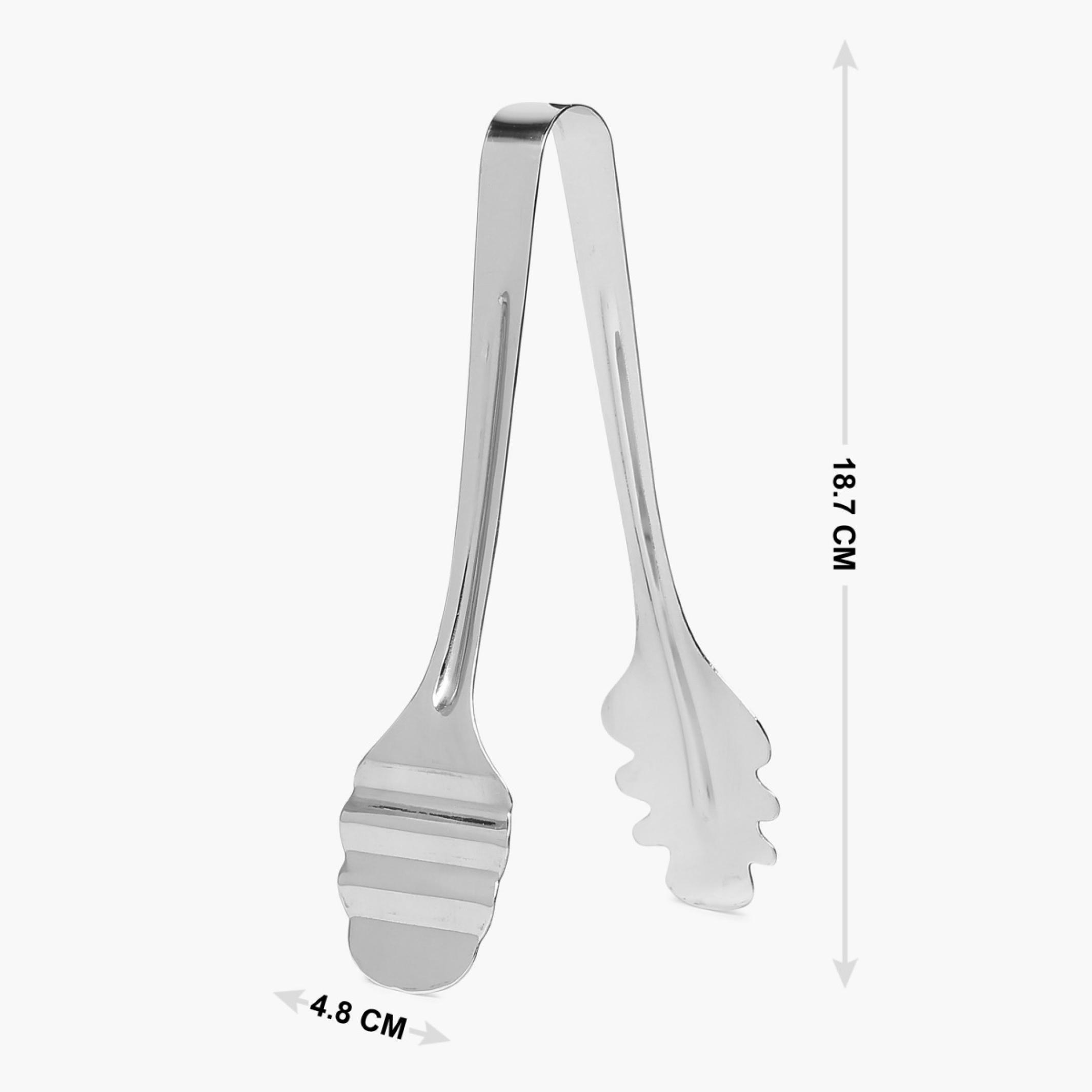 Ferrit Stainless Steel All Purpose Tong in Silver