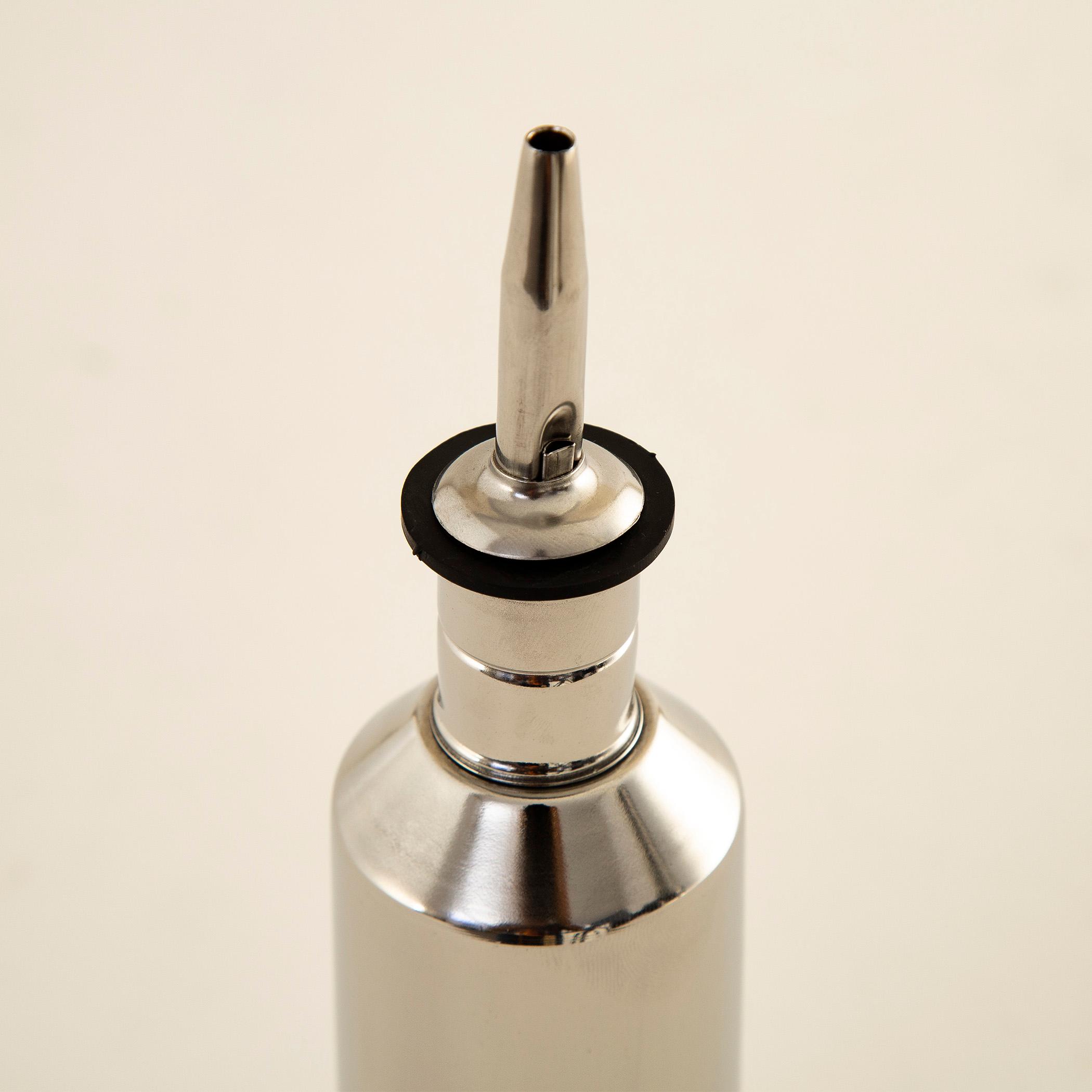 Glovia Stainless Steel Oil Pourer - 250ml in Silver