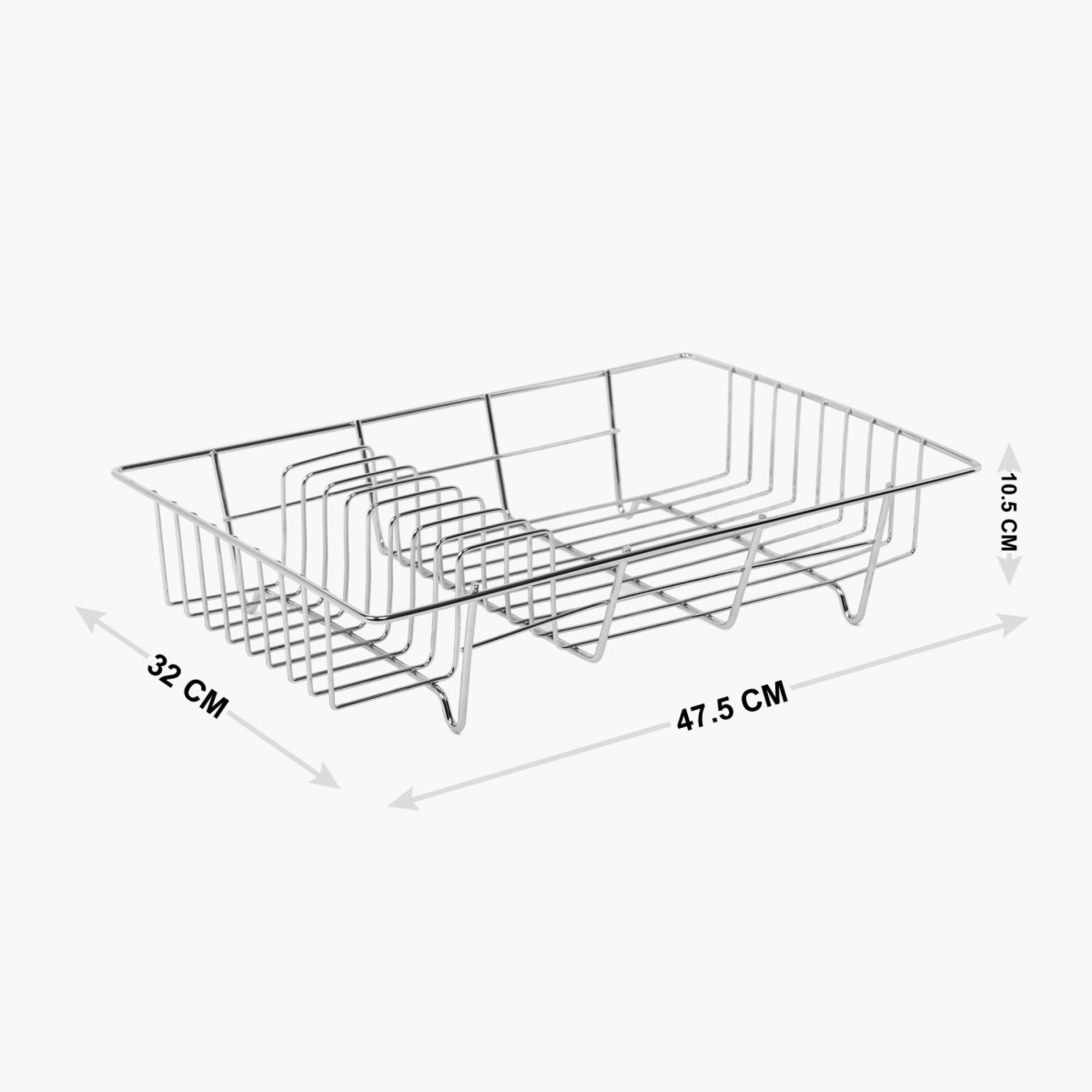 Orion Stainless Steel Dish Rack in Silver