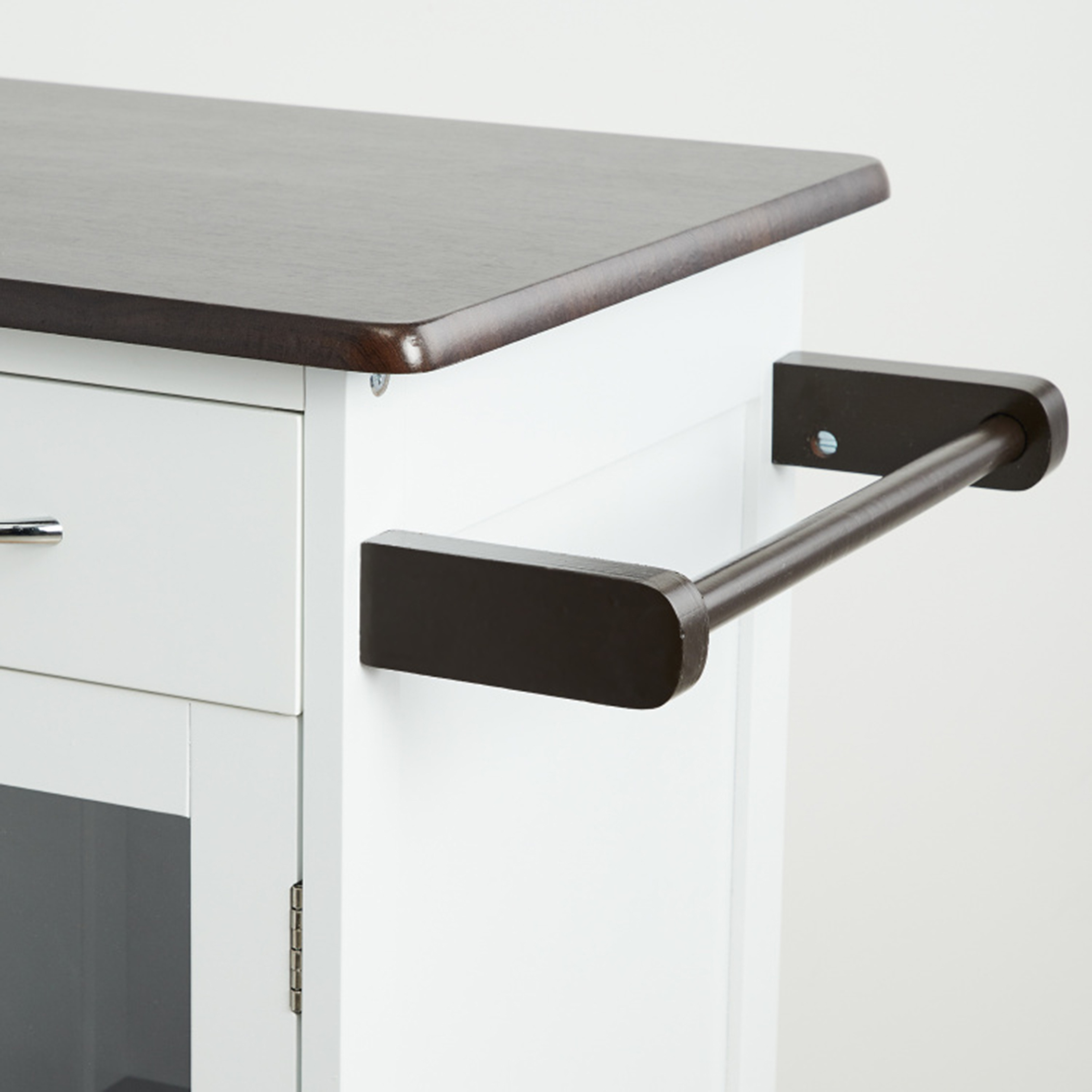 Tranzit 3-Tier Kitchen Trolley in White
